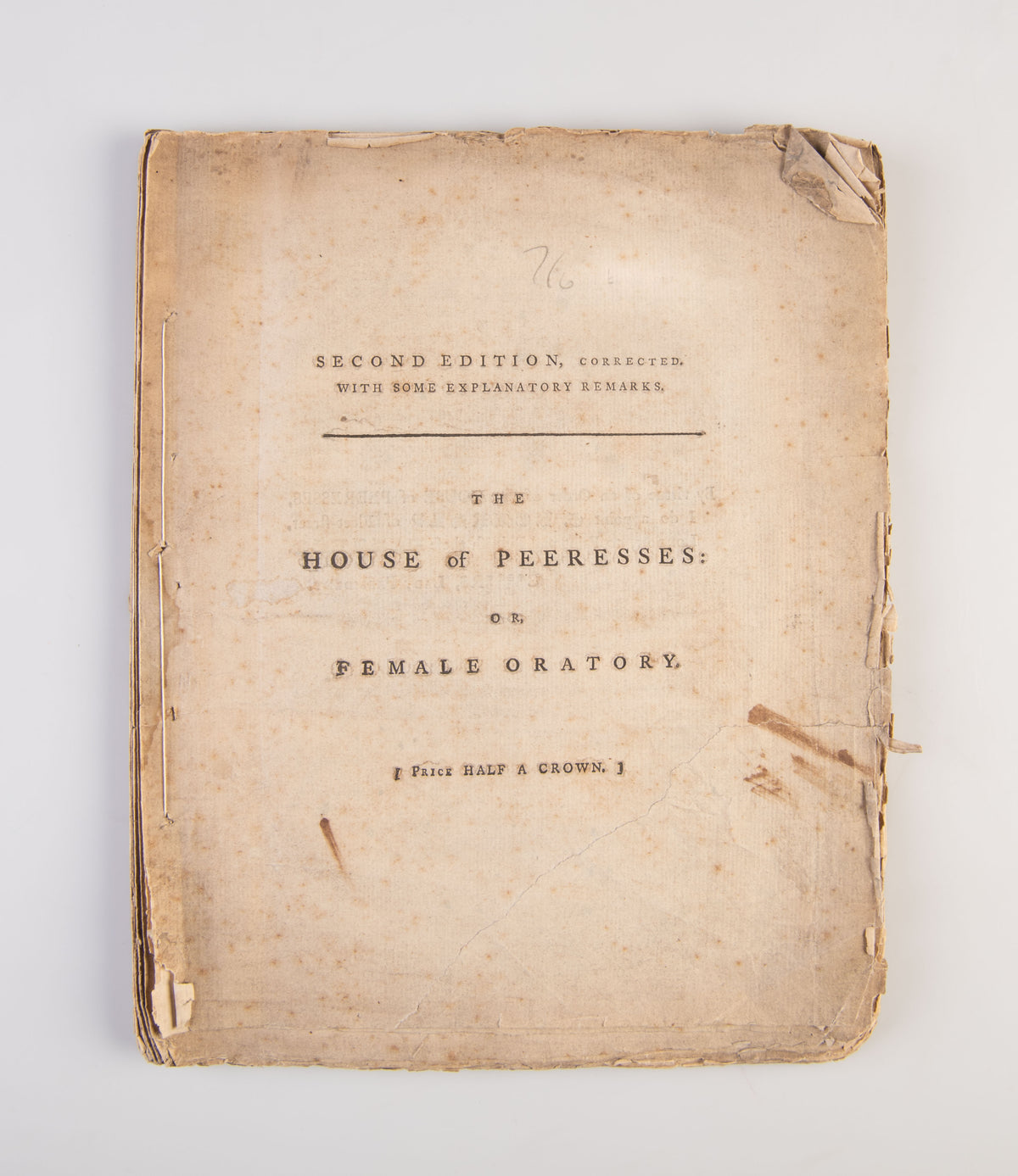 The House of Peeresses: or, Female Oratory.