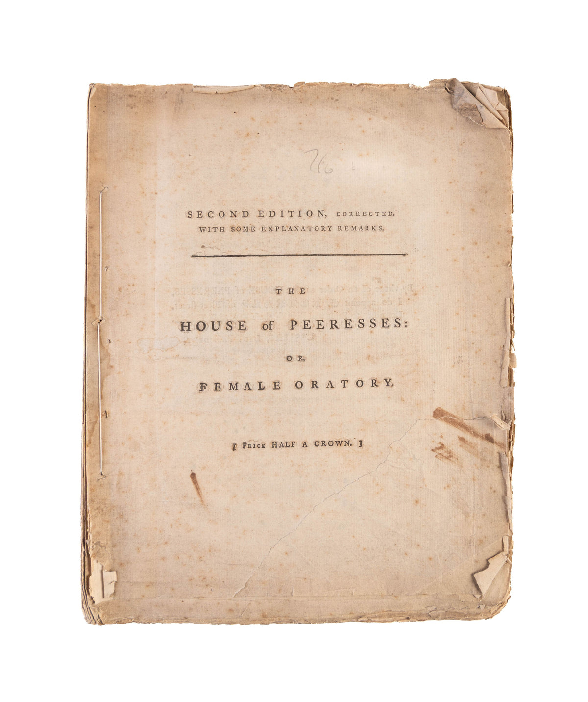 The House of Peeresses: or, Female Oratory.