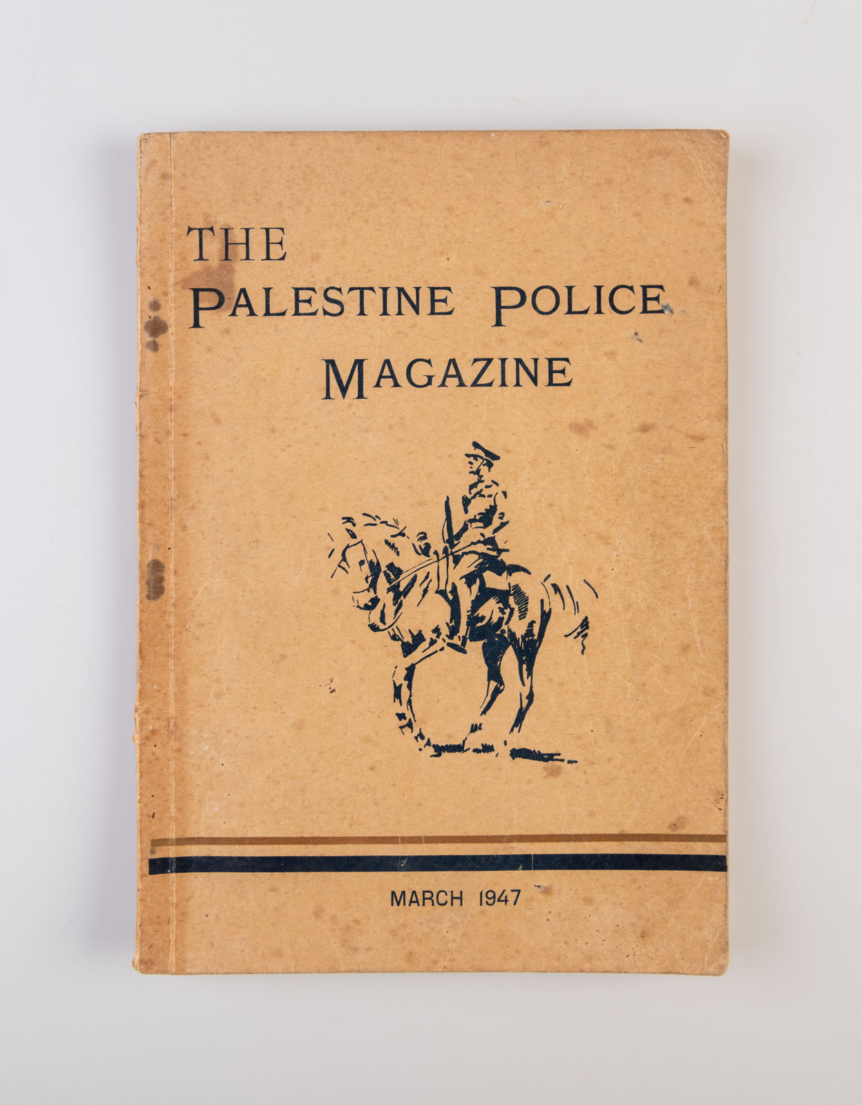 The Palestine Police Magazine.