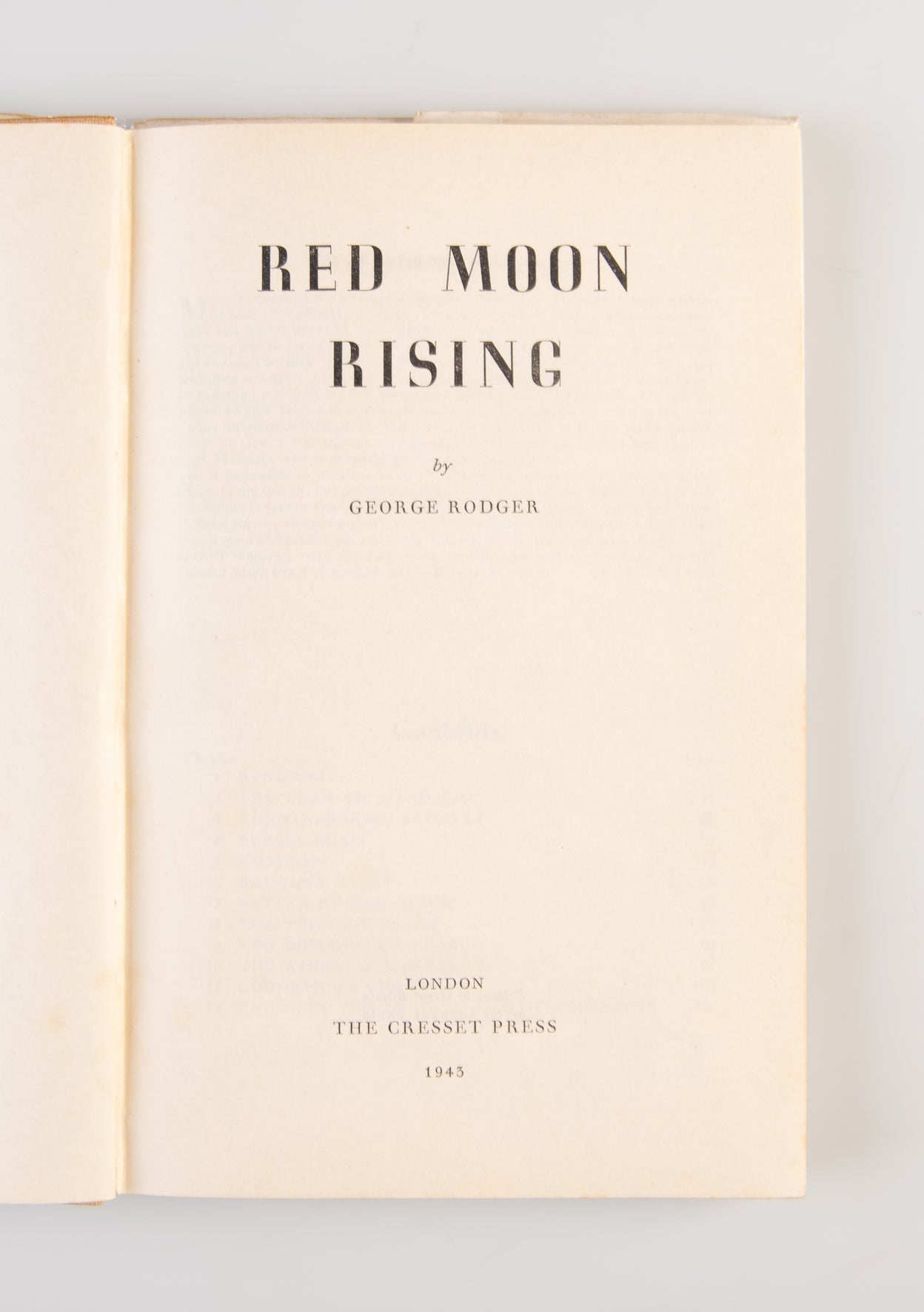 Red Moon Rising.