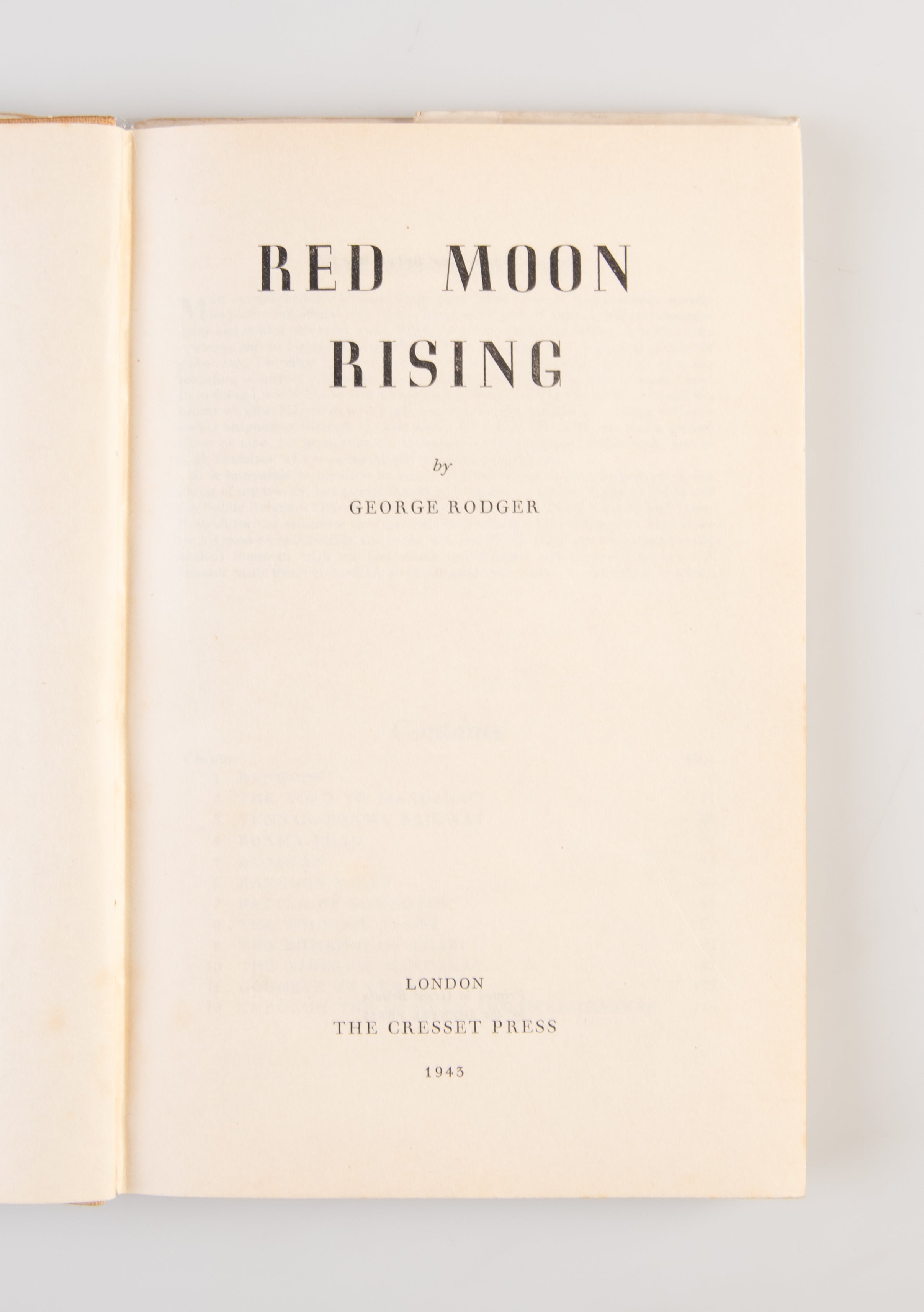 Red Moon Rising.