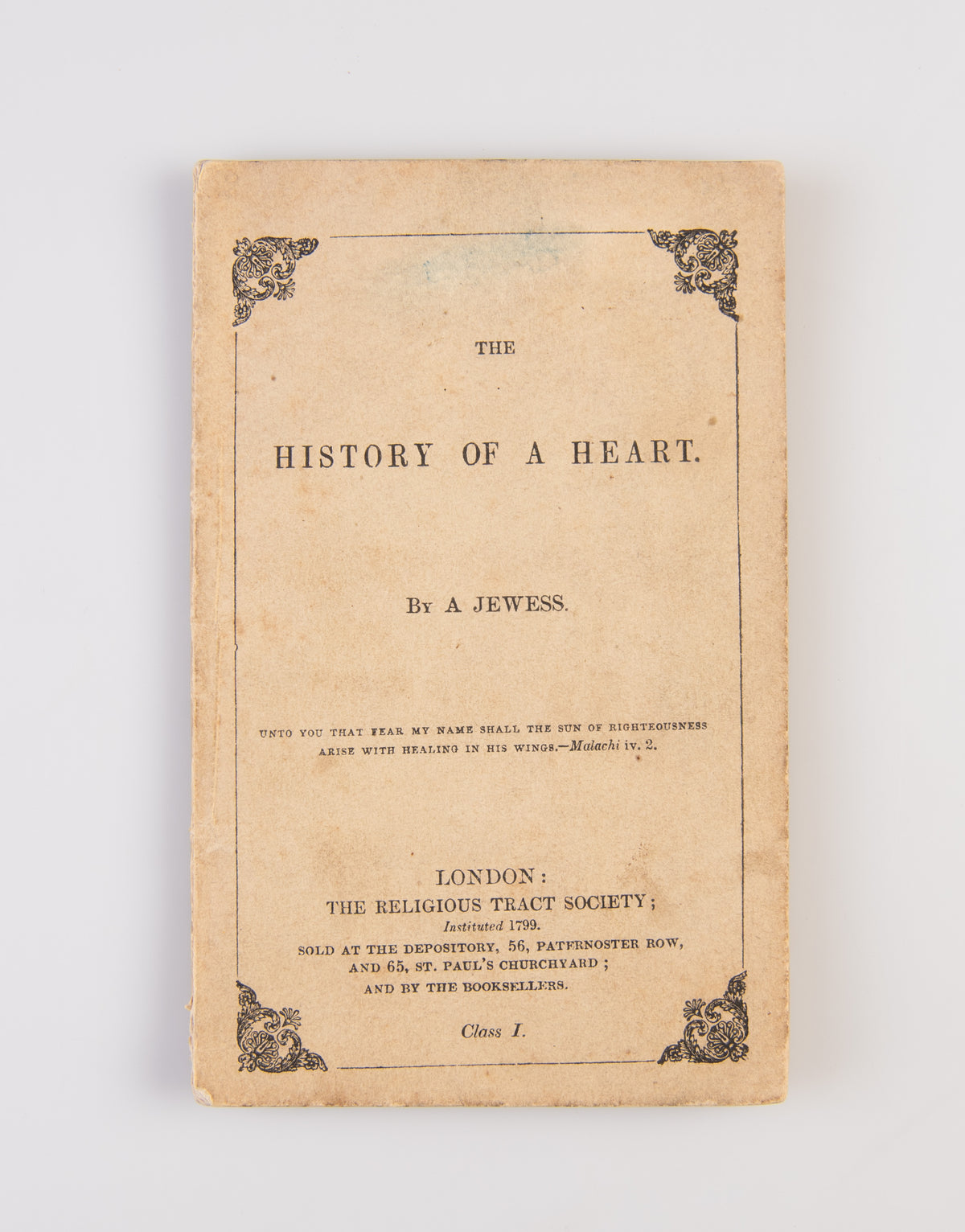 The History of a Heart. By a Jewess.