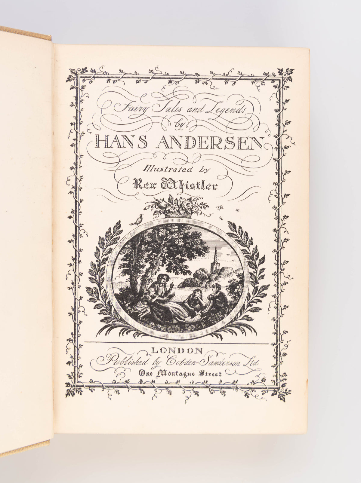 Fairy Tales and Legends by Hans Andersen. Illustrated by Rex Whistler.