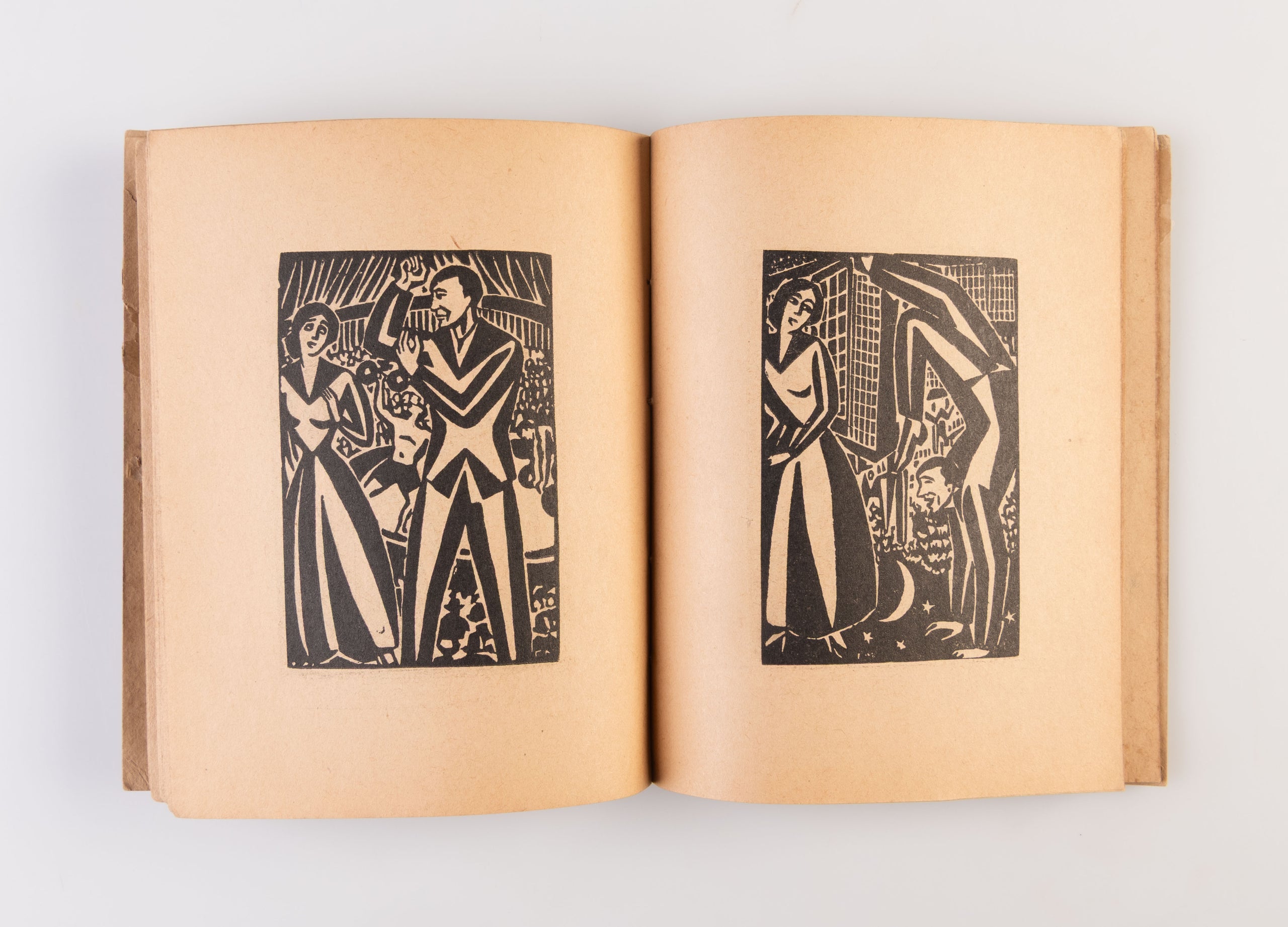 Mei you zi de gu shi - Mu ke lian huan tu hua gu shi. [A Story without Words - A Story illustrated by Woodblock Engravings].