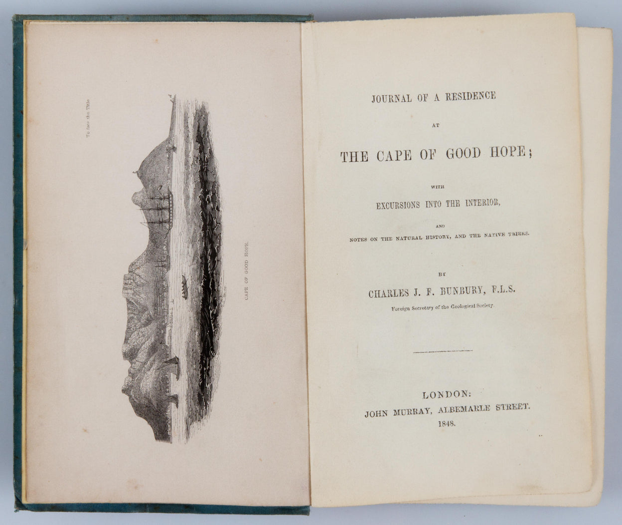 Journal of a Residence at the Cape of Good Hope;