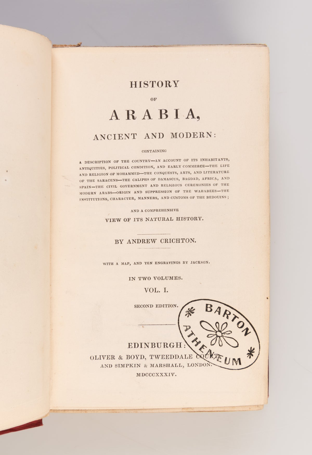 History of Arabia, Ancient and Modern.
