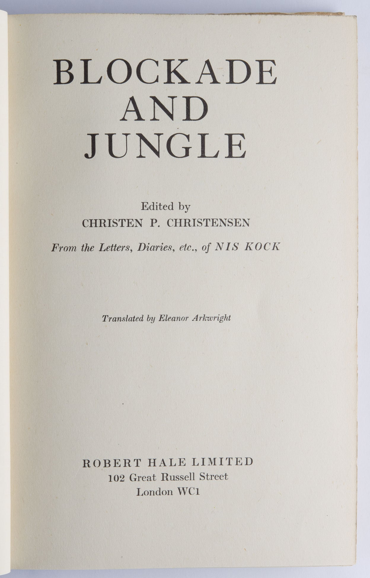 Blockade and Jungle.