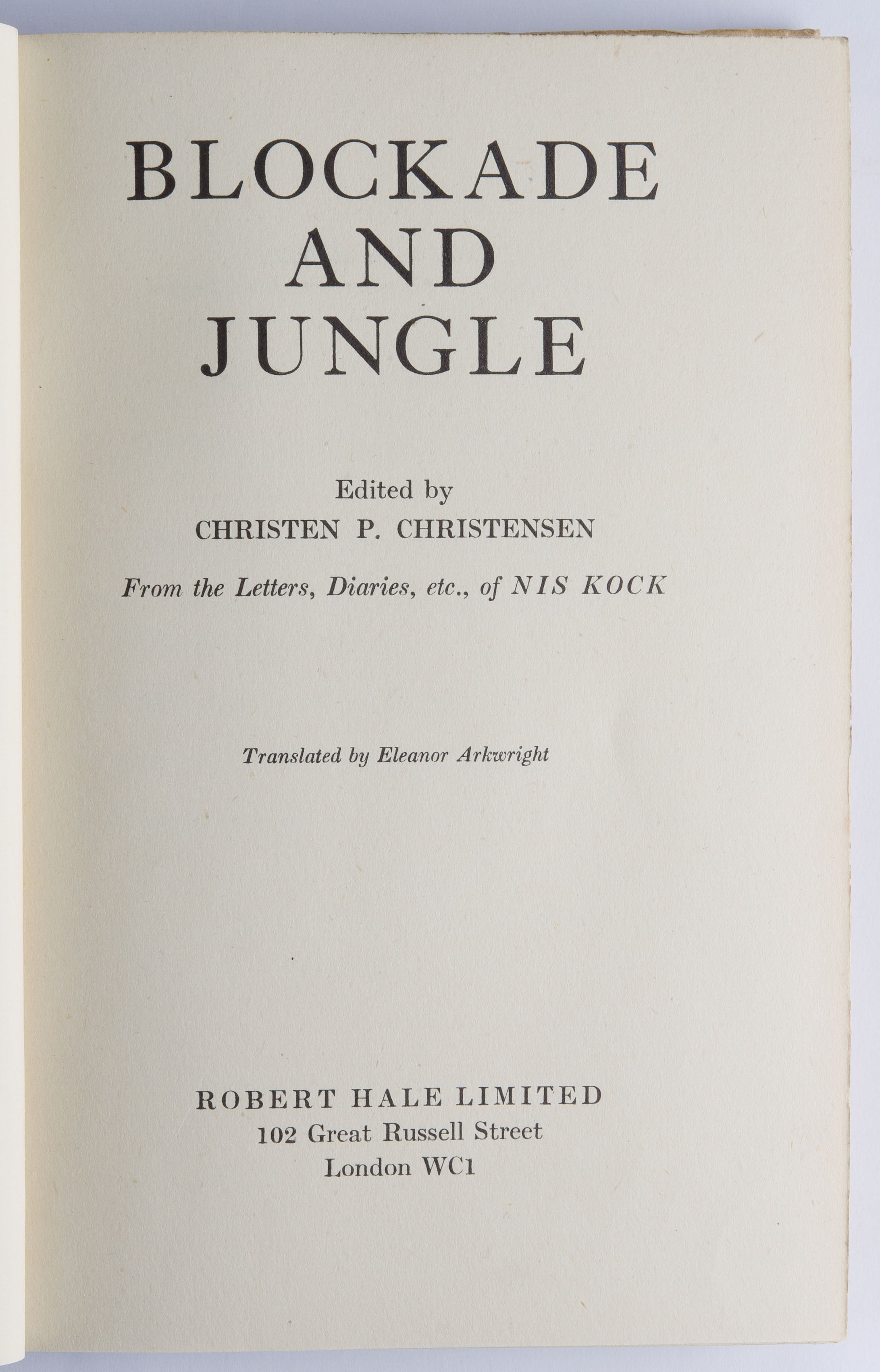 Blockade and Jungle.