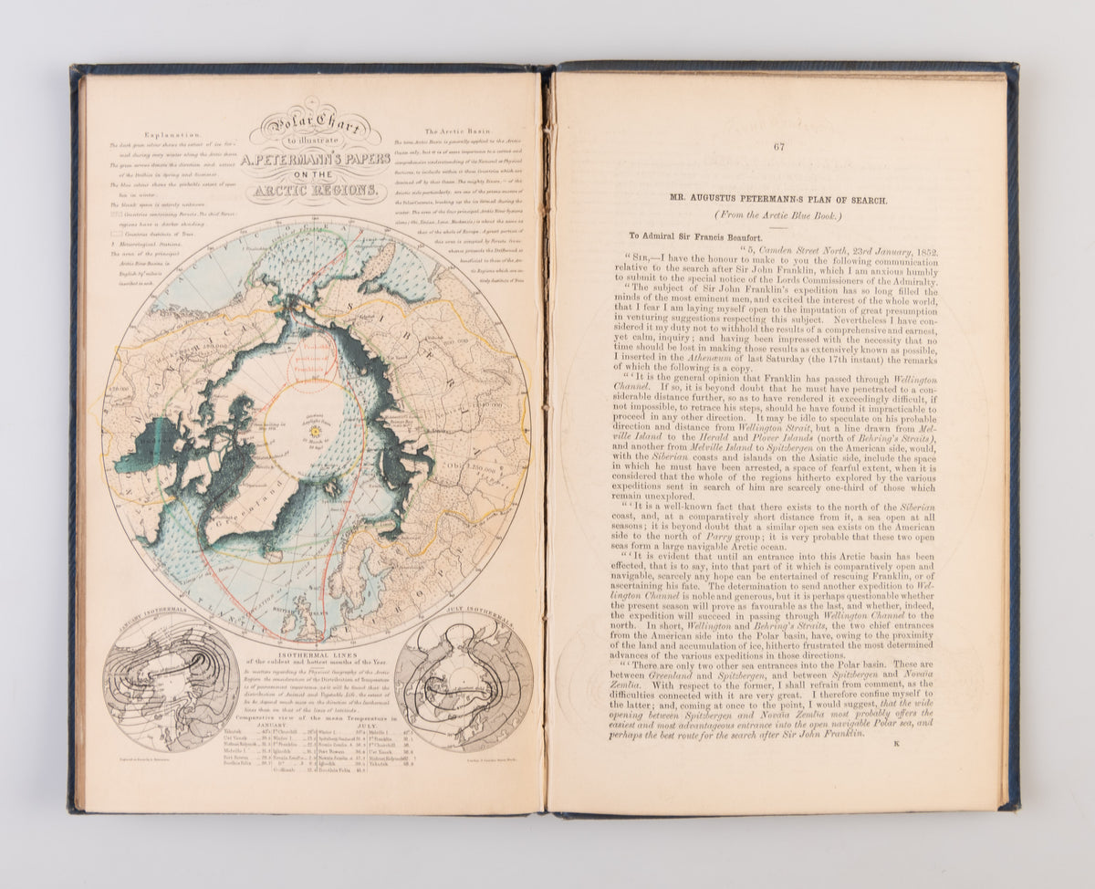 Papers and Despatches Relating to the Arctic Searching Expeditions of 1850-51-52. Together with a few brief Remarks as to the Probable Course Pursued by Sir John Franklin.