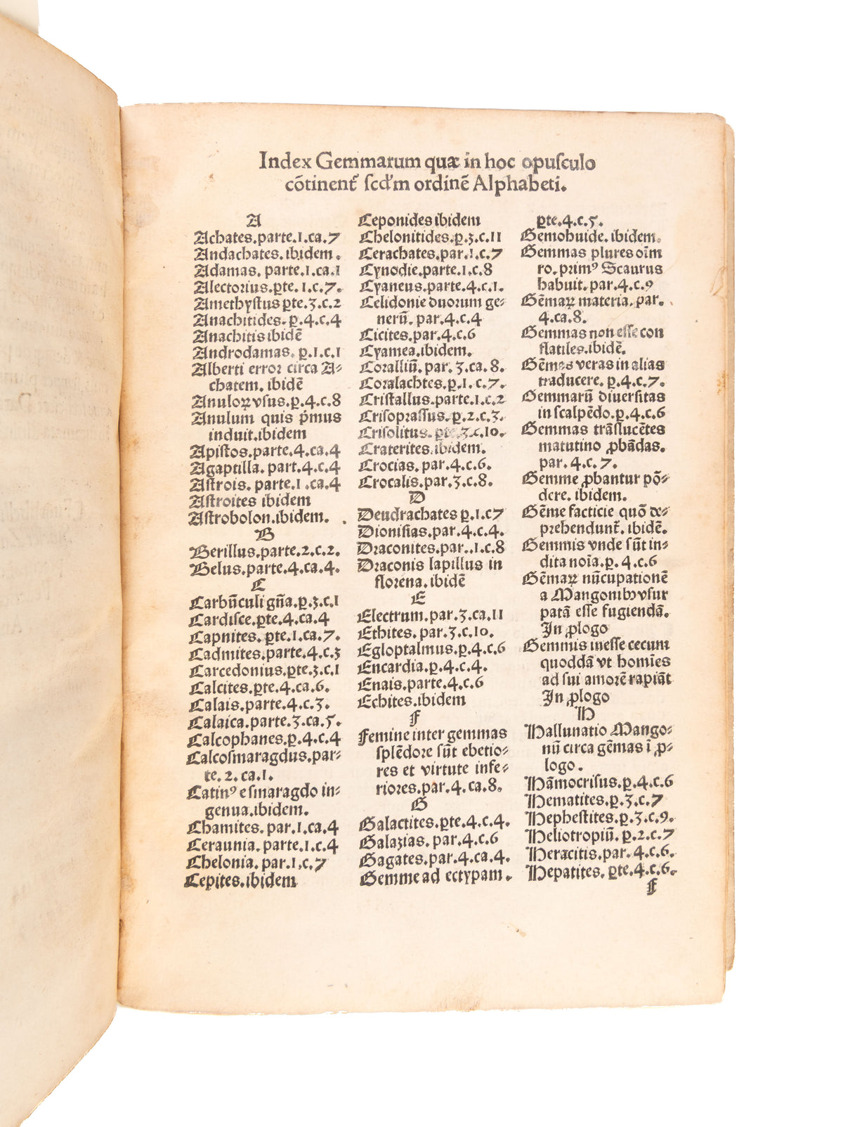 Interpraetamenti gemmarum libellus unicus.