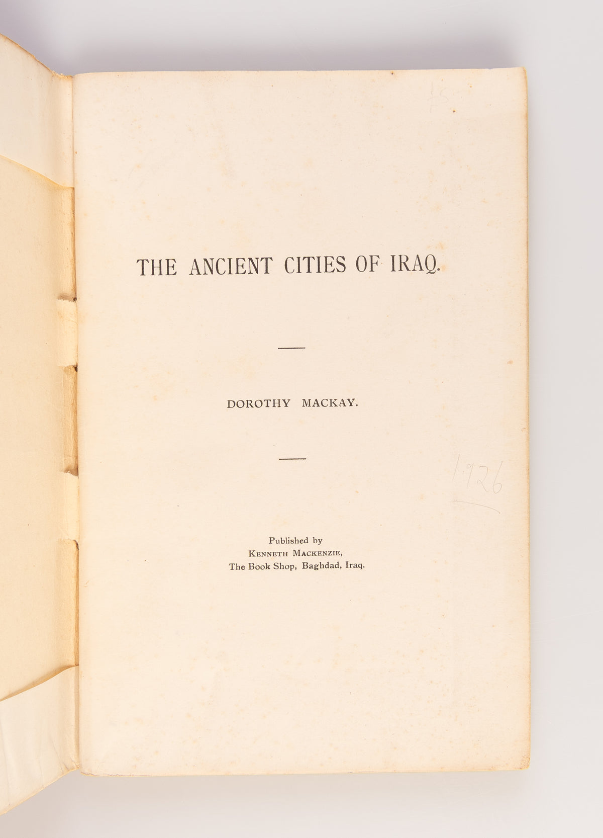 Ancient Cities of Iraq.