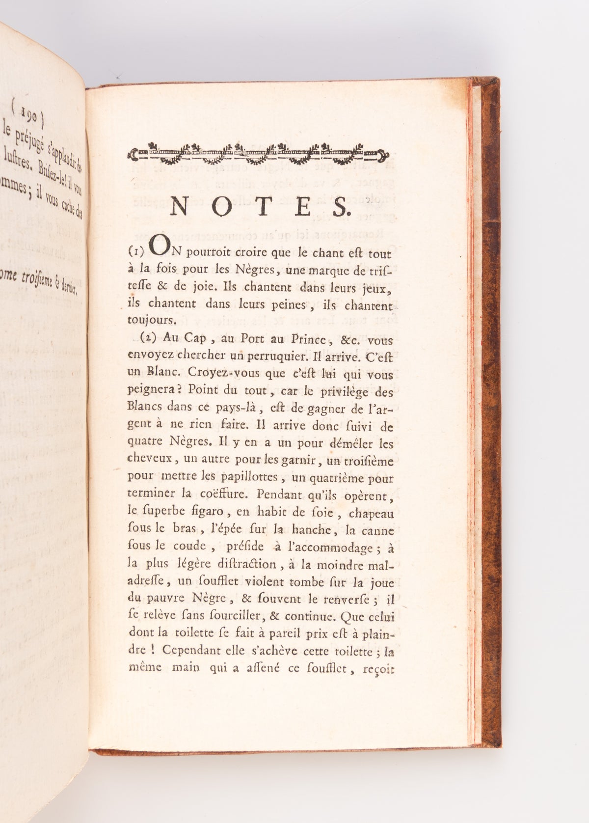 Le Nègre comme il y a Peu de Blancs.