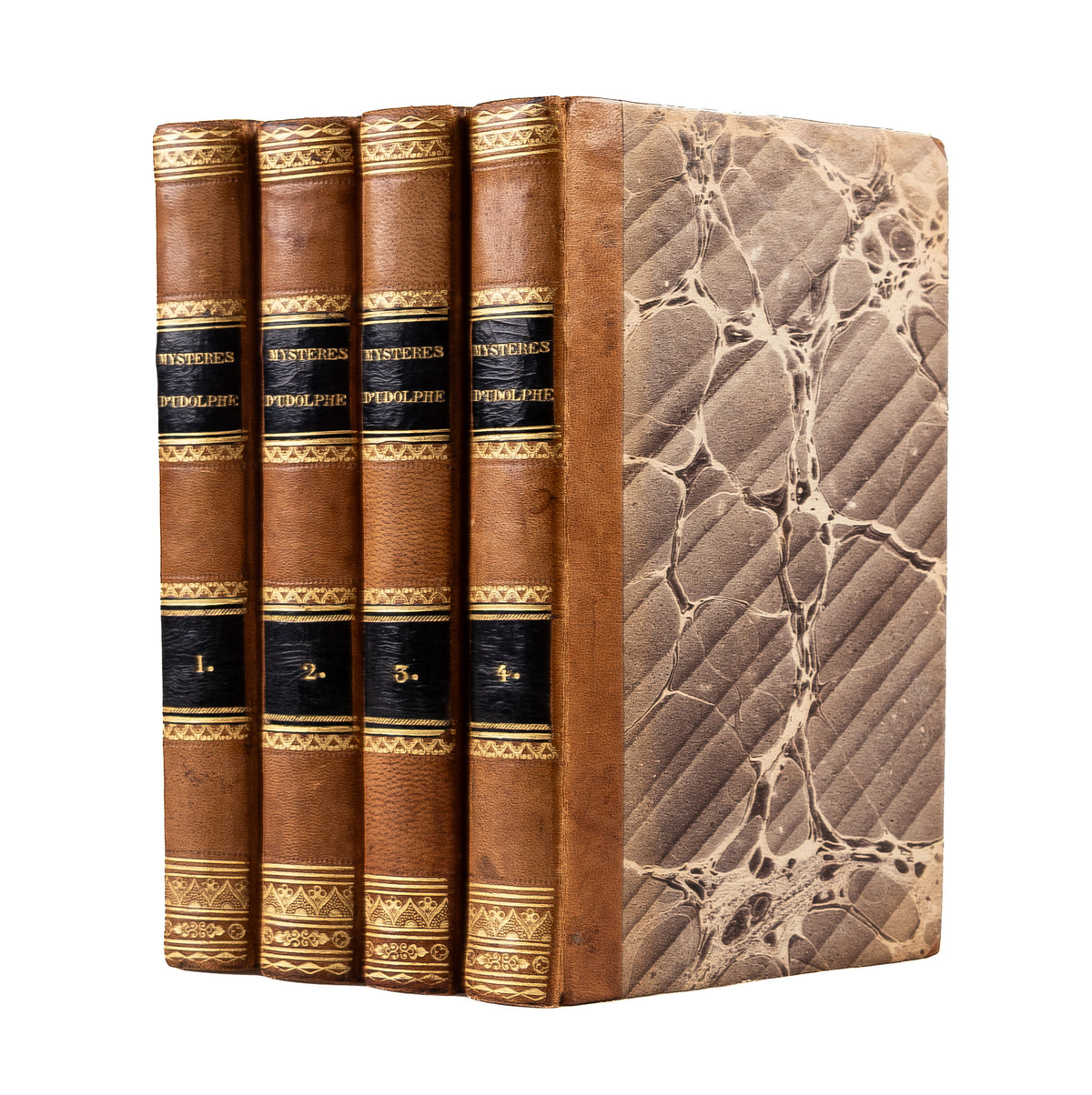 Les Mysteres d'Udolphe, par Anne Radcliffe: traduit de l'anglois sur la troisième édition. Tome premier (- quatrième).