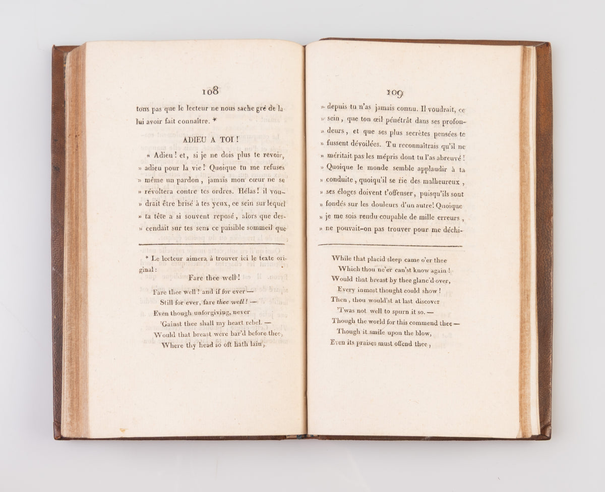 Zuleika et Sélim, ou la Vierge D'Abydos; par Lord Byron: