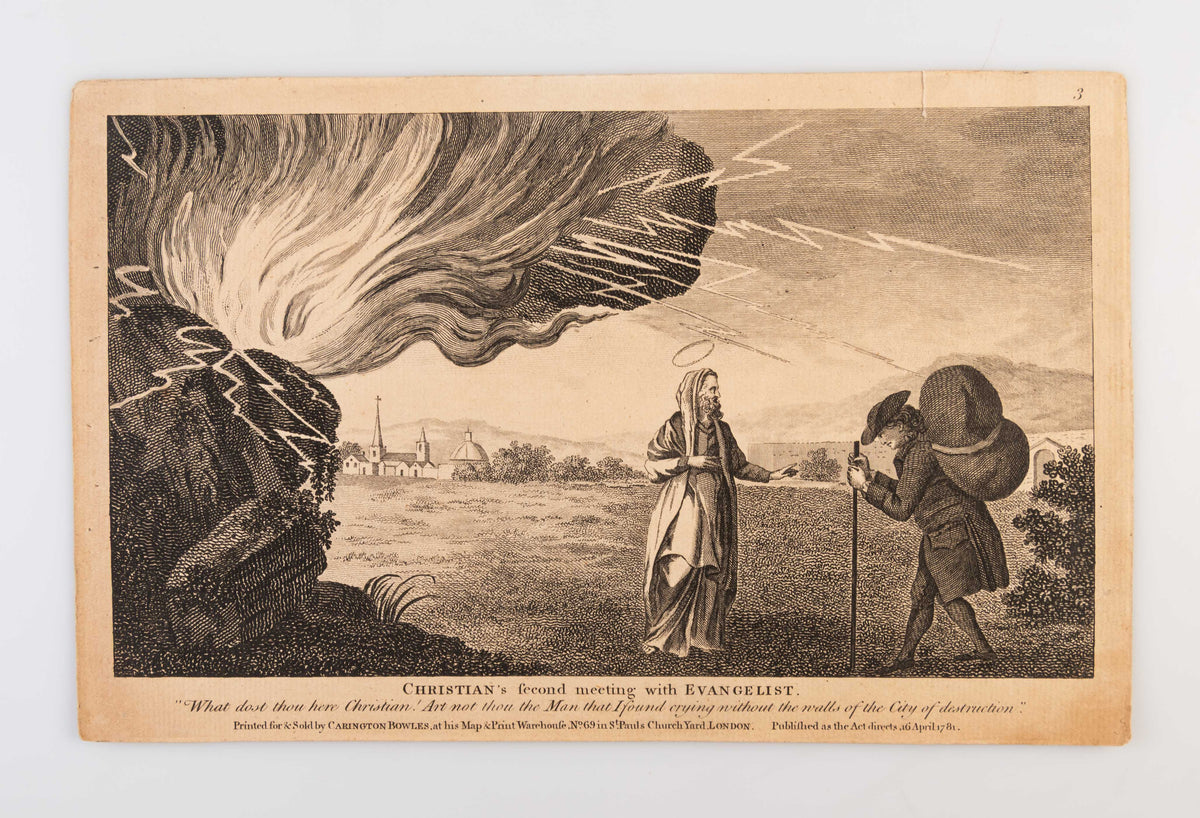 Twelve Prints of John Bunyan's Pilgrim's Progress representing the principal Occurrences in Christian's Journey.