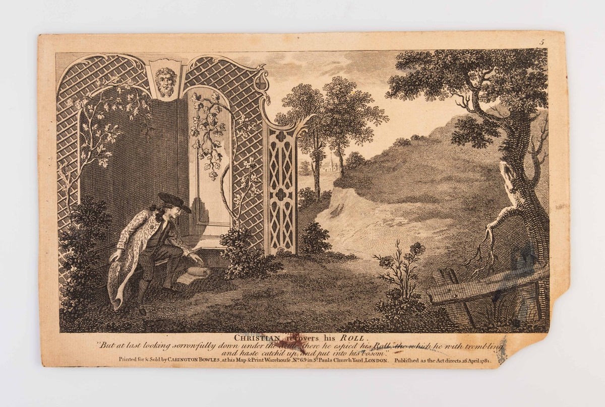 Twelve Prints of John Bunyan's Pilgrim's Progress representing the principal Occurrences in Christian's Journey.