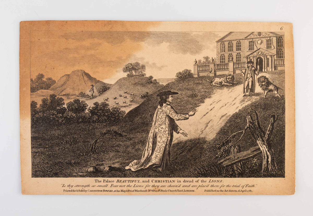 Twelve Prints of John Bunyan's Pilgrim's Progress representing the principal Occurrences in Christian's Journey.