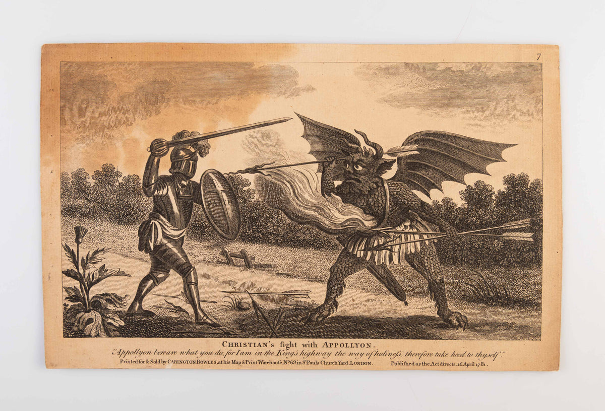 Twelve Prints of John Bunyan's Pilgrim's Progress representing the principal Occurrences in Christian's Journey.