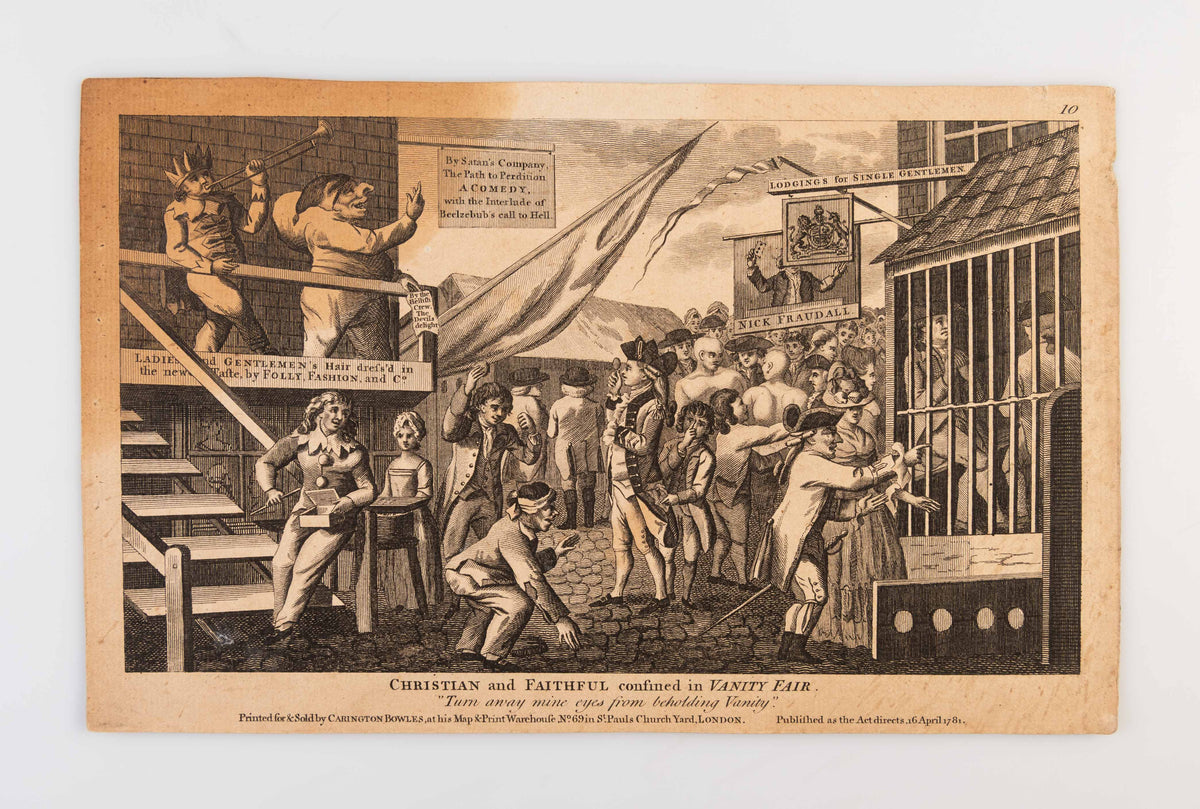 Twelve Prints of John Bunyan's Pilgrim's Progress representing the principal Occurrences in Christian's Journey.