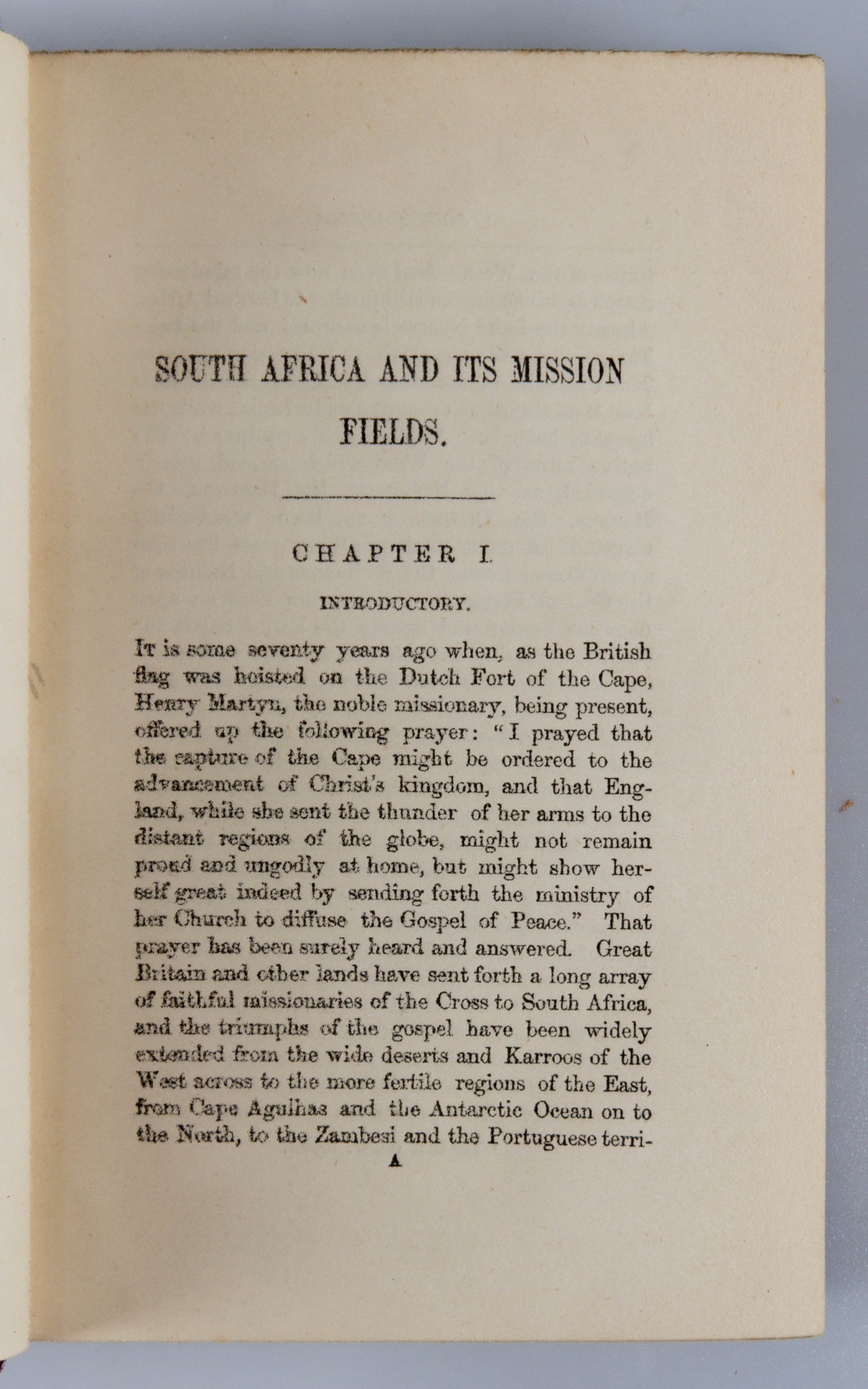 South African and its Mission Fields.