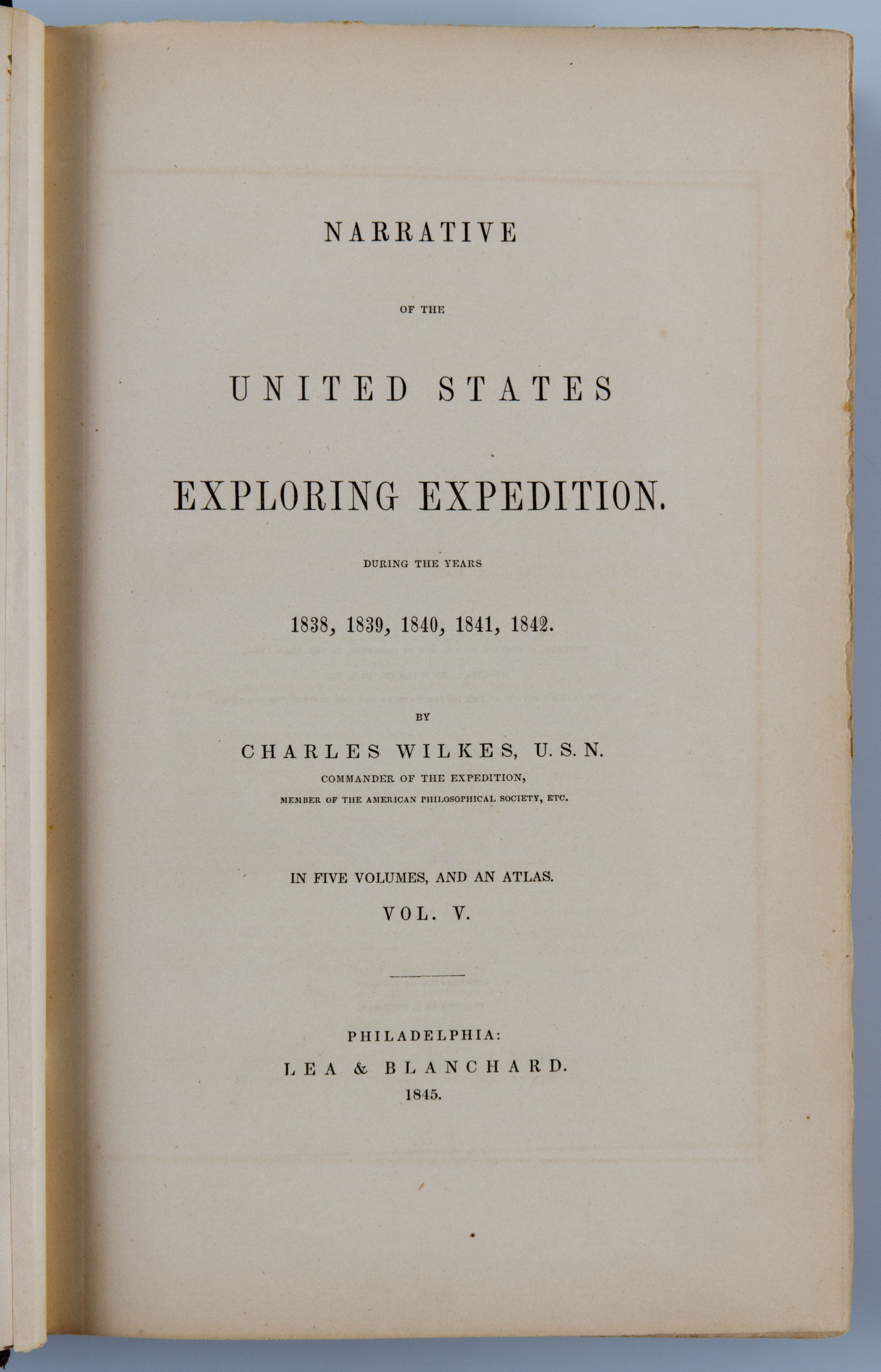 Narrative of the United States Exploring Expedition.