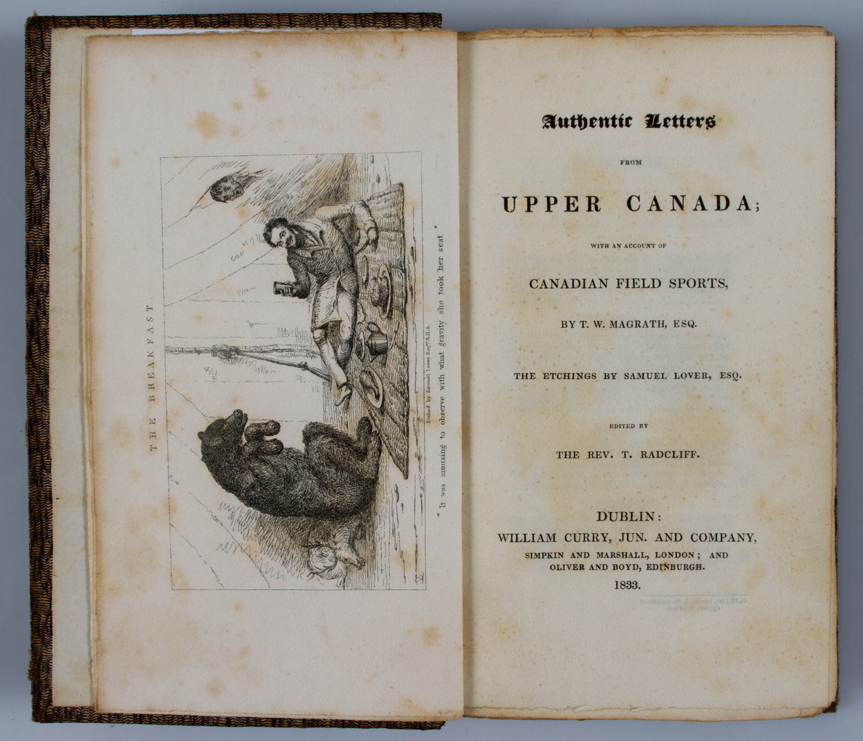 Authentic Letters from Upper Canada;