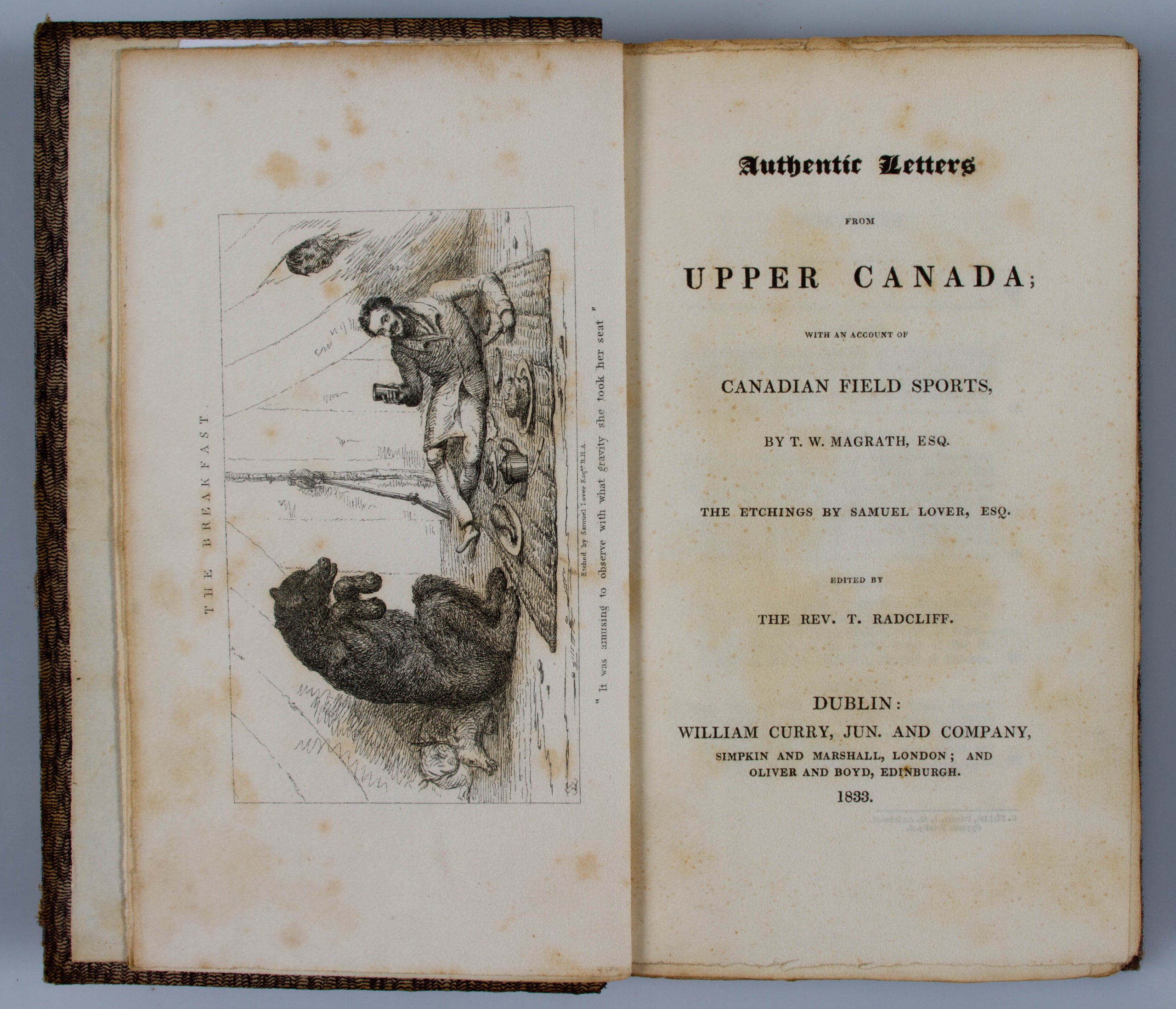 Authentic Letters from Upper Canada;