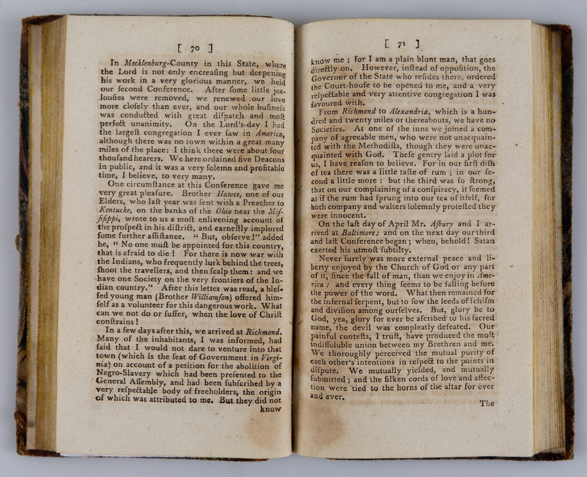 Extracts of the Journals of the Rev. Dr. Coke's Five Visits to America.