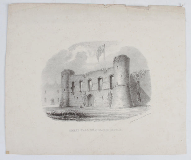 Beaumaris Castle; Great Hall, Beaumaris Castle