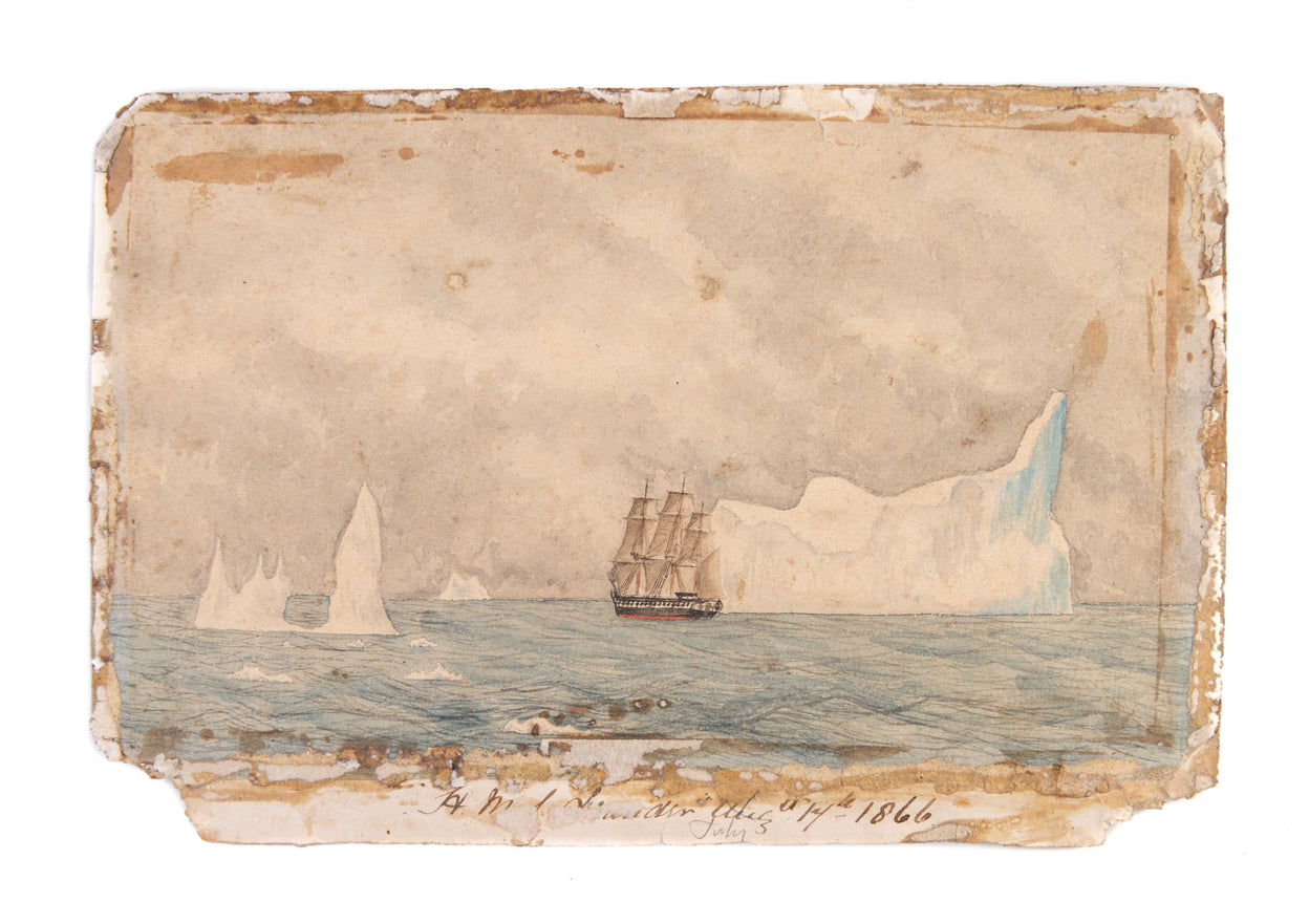 Four Log Books of HMS Leander, Lizard, and Formidable from 29th July 1862 to 10th June 1867