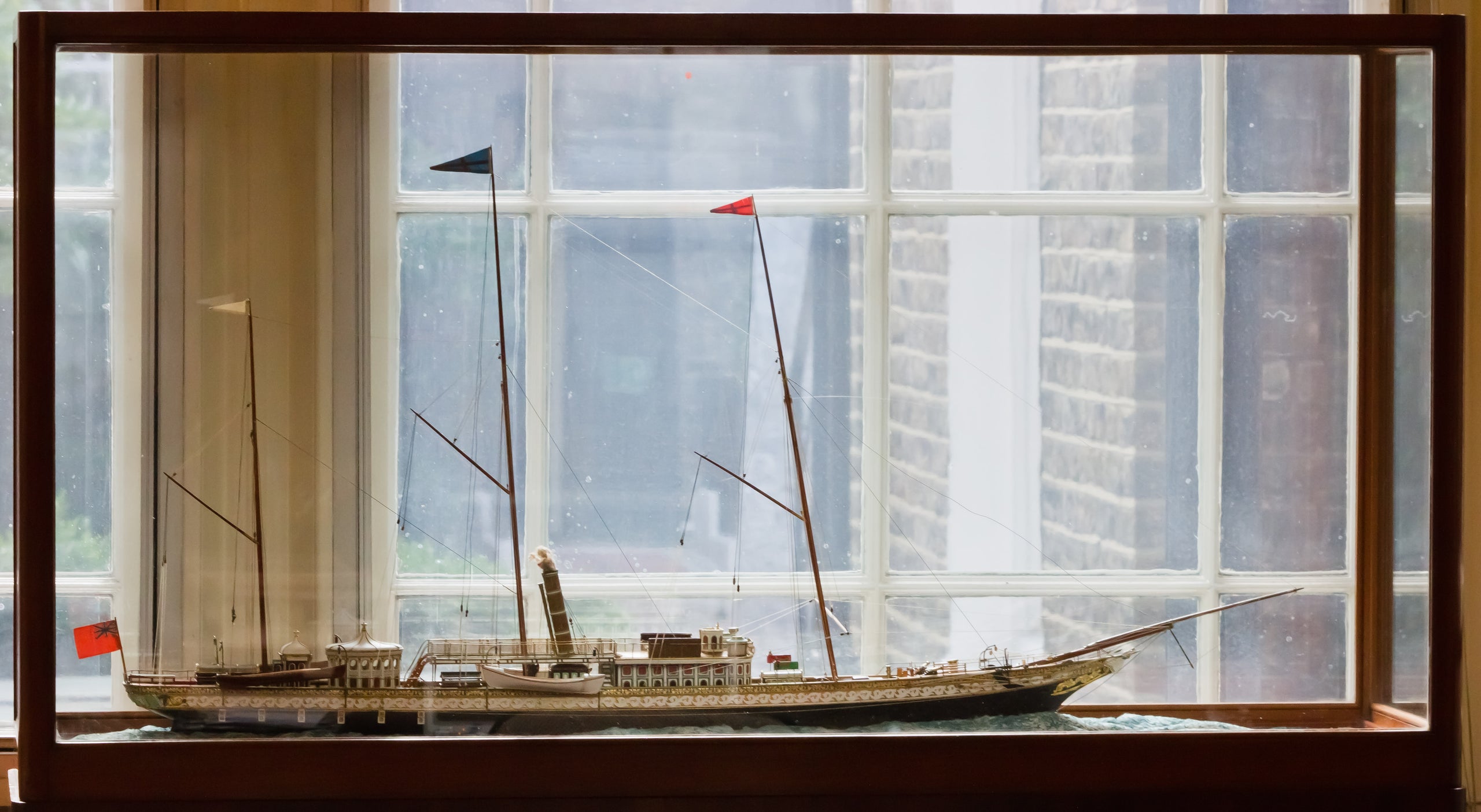 19th Century model of an Oriental Steam Yacht.