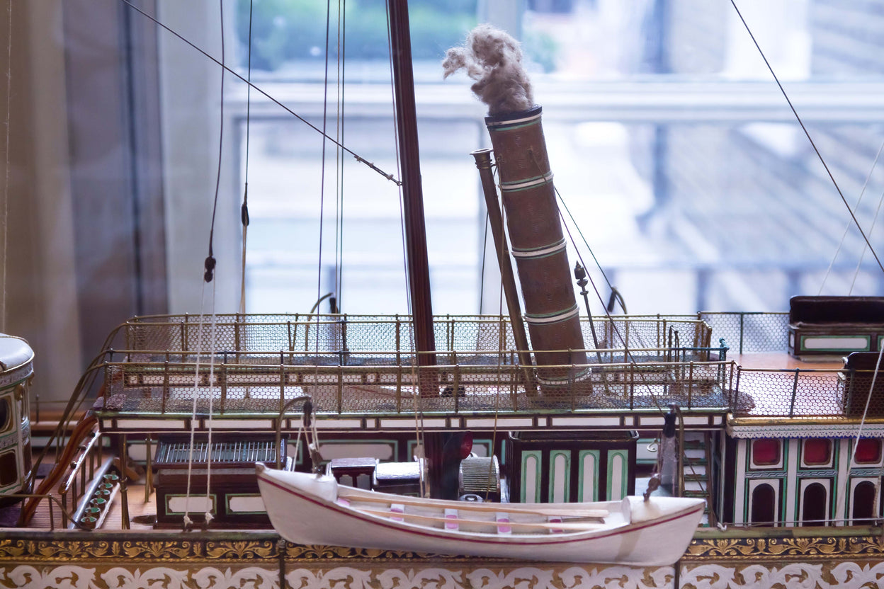 19th Century model of an Oriental Steam Yacht.