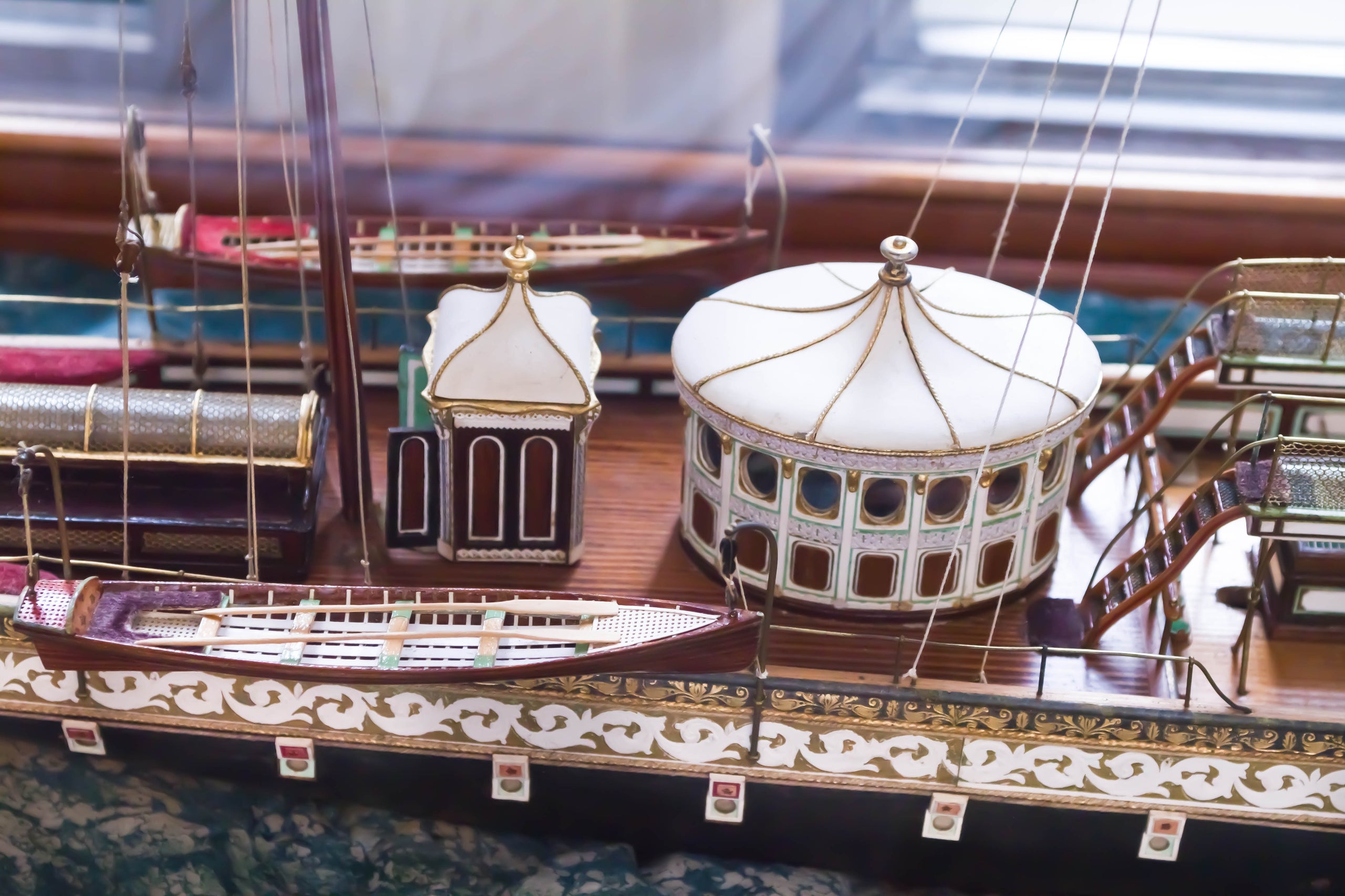 19th Century model of an Oriental Steam Yacht.