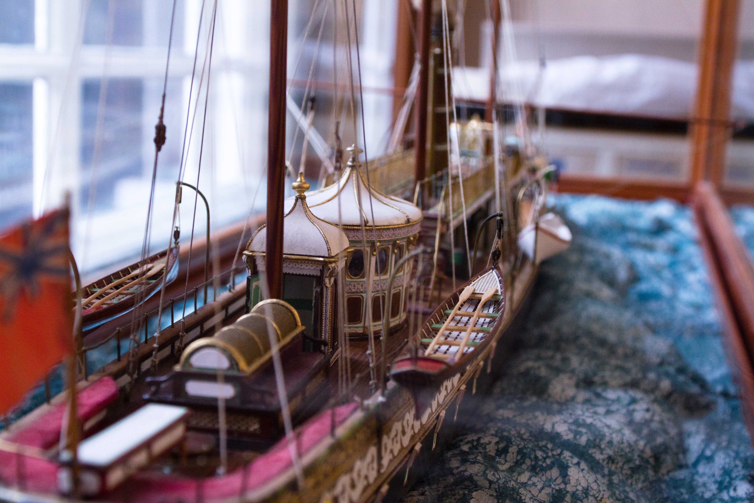 19th Century model of an Oriental Steam Yacht.