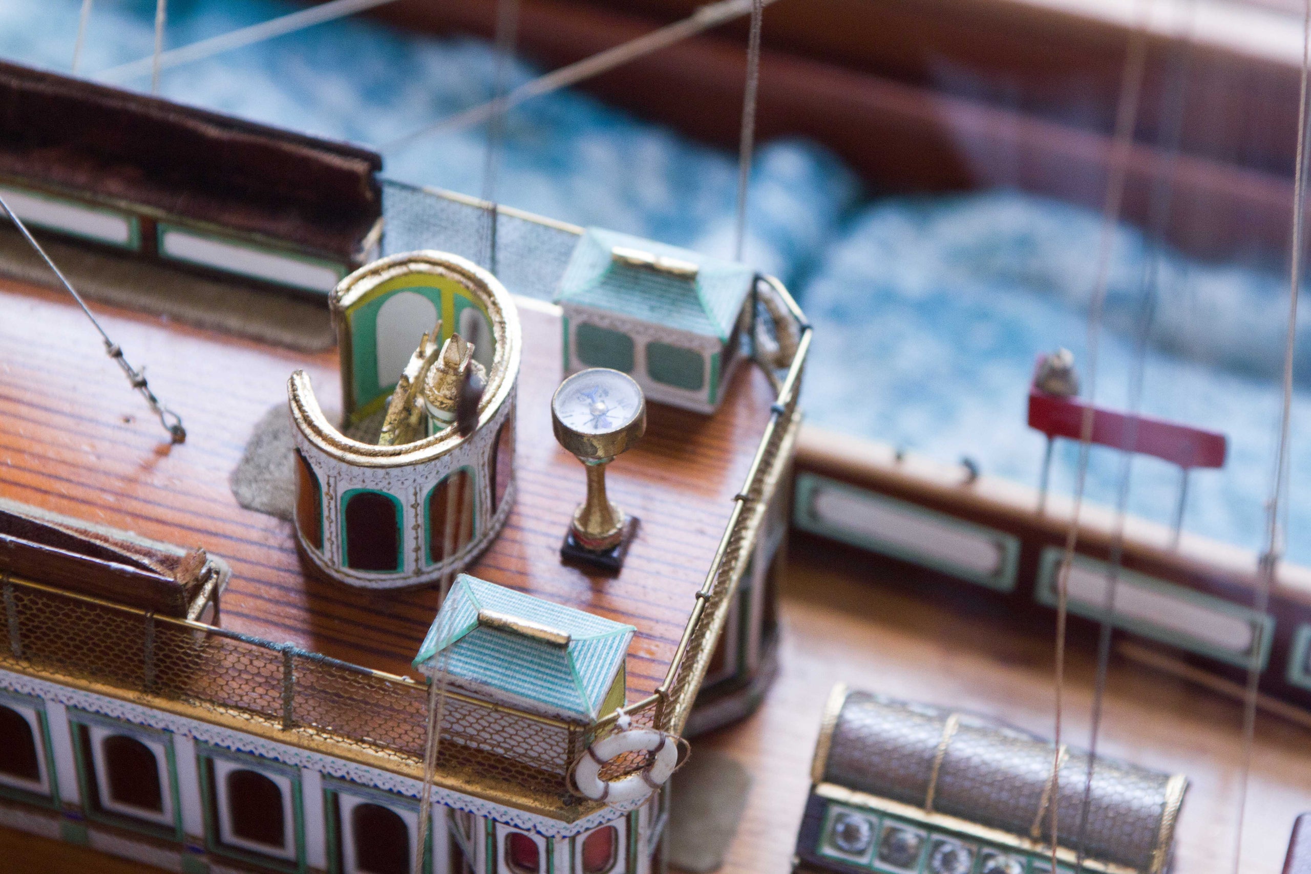 19th Century model of an Oriental Steam Yacht.