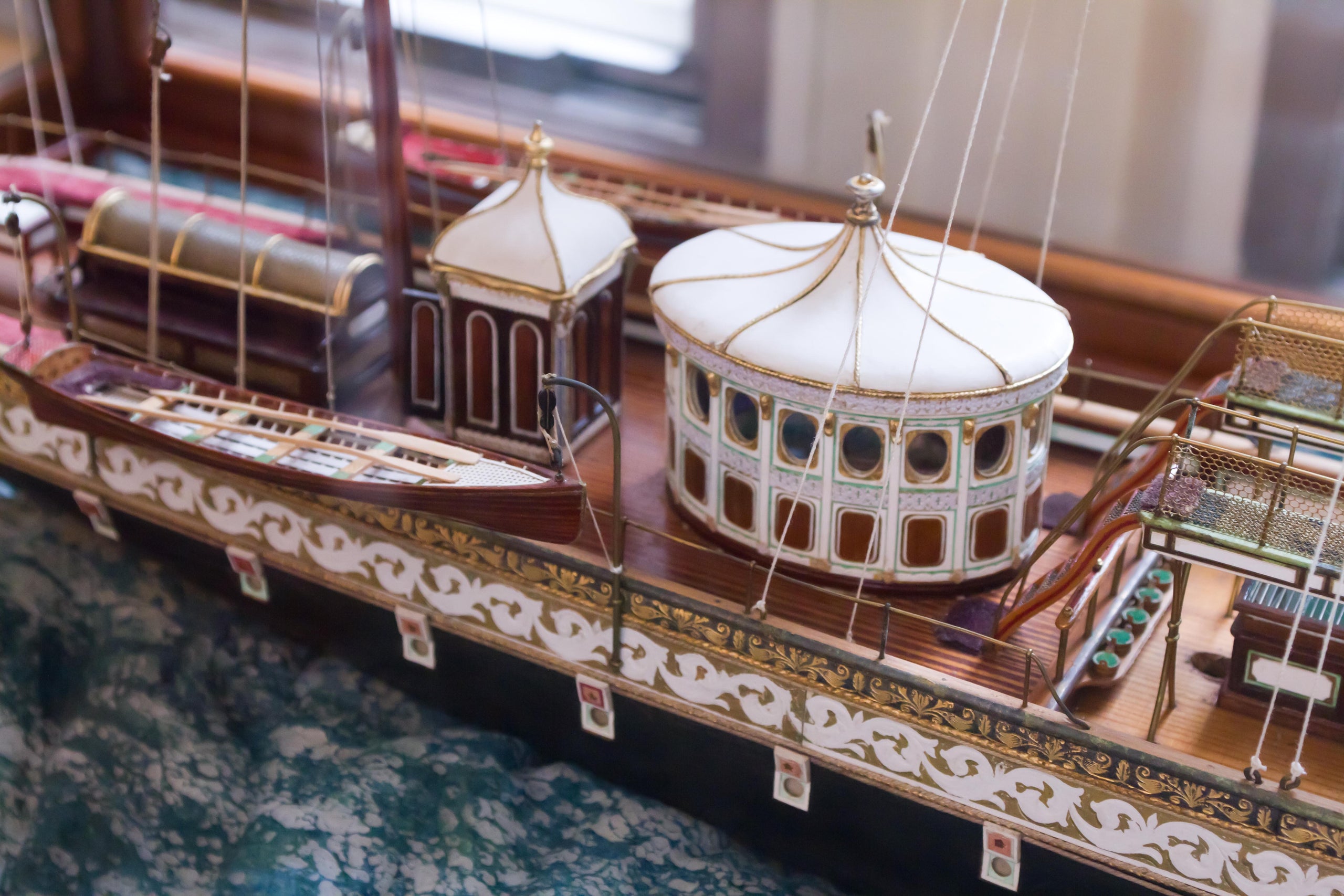 19th Century model of an Oriental Steam Yacht.