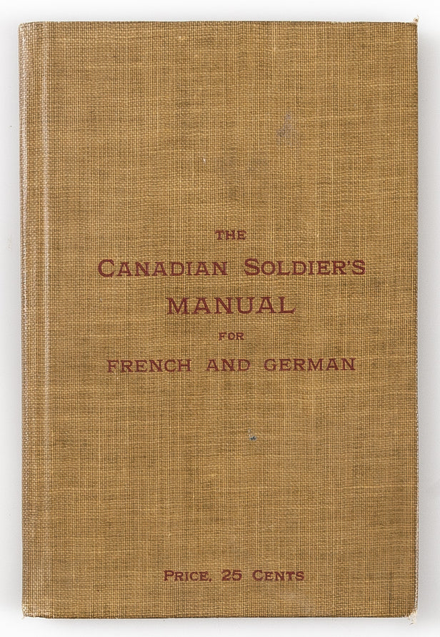 Canadian Soldier's Manual for French and German
