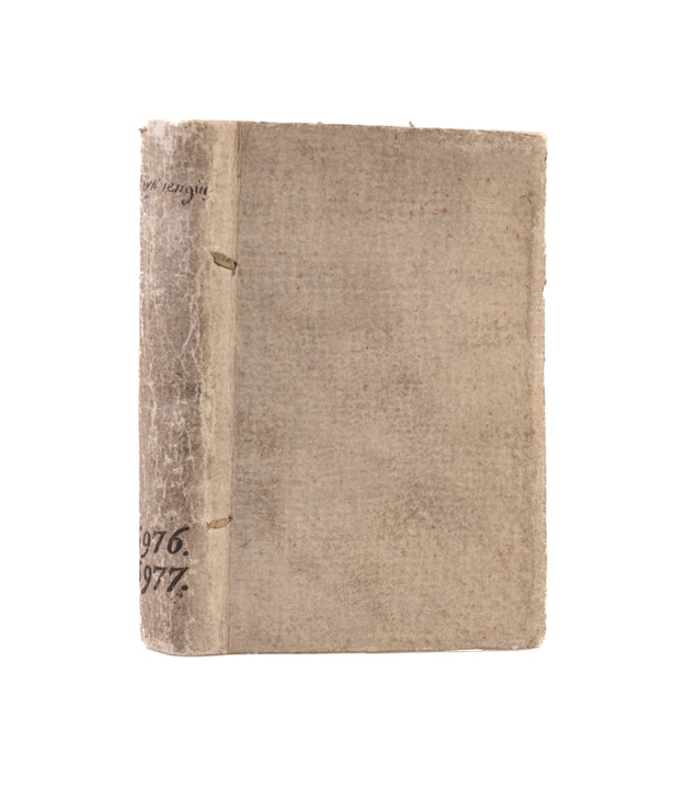 Theotocodia sive Parthenodia opus eximium in laudem deparae Virginis. Rome, Francesco Zanetti, 1583. [Bound with]: Poemata diversa cum Graeca, tum Latina, quae quidem magna ex parte divina sunt & sacra. Rome, Francesco Zanetti,
