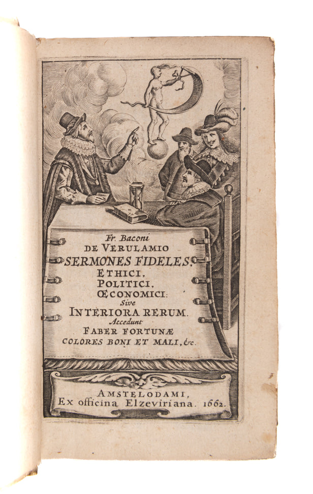 Sermones fideles, ethici, politici, oeconomici: sive interiora rerum. Accedunt faber fortunae colores boni et mali, &c. Amsterdam. ex officina Elzeviriana, 1662. [Bound with]: Historia Regni Henrici Septem Angliae regis. Opus vere politicum. Amsterdam, ex