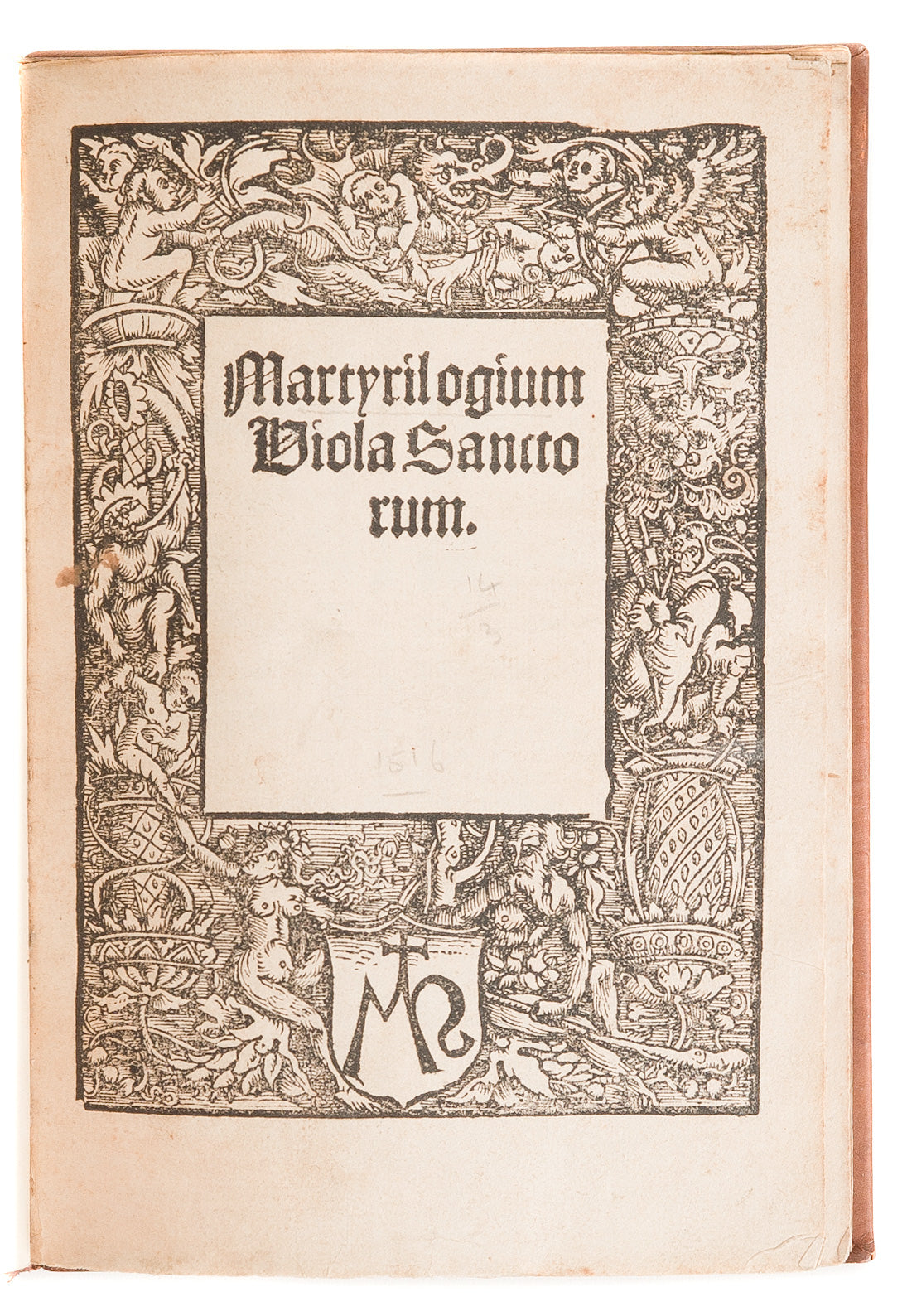 Martyrilogium viola sanctorum.