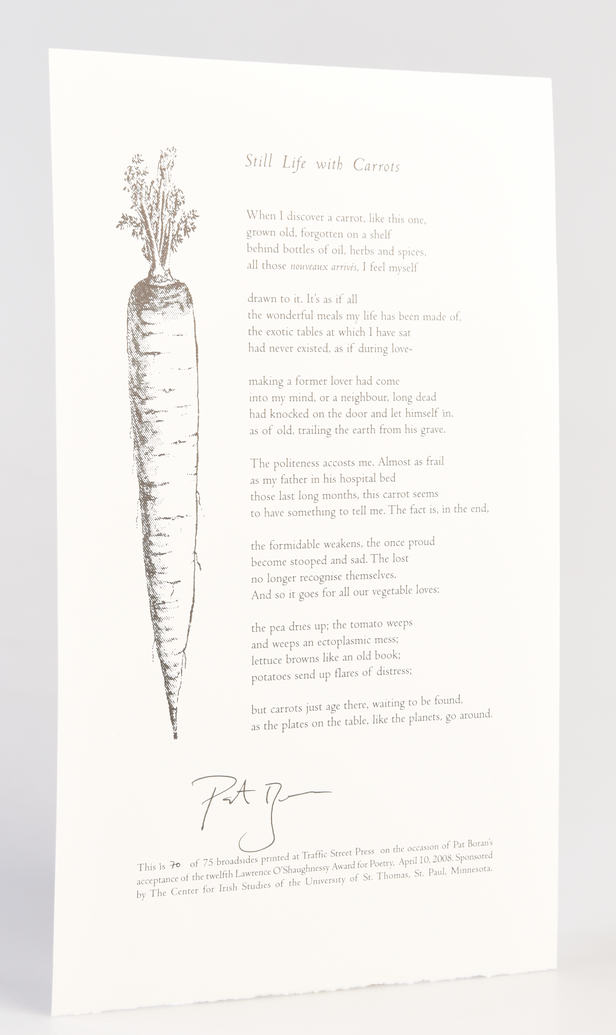 Still Life With Carrots.