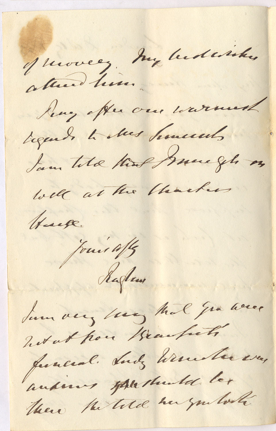 Autograph Letter Signed (