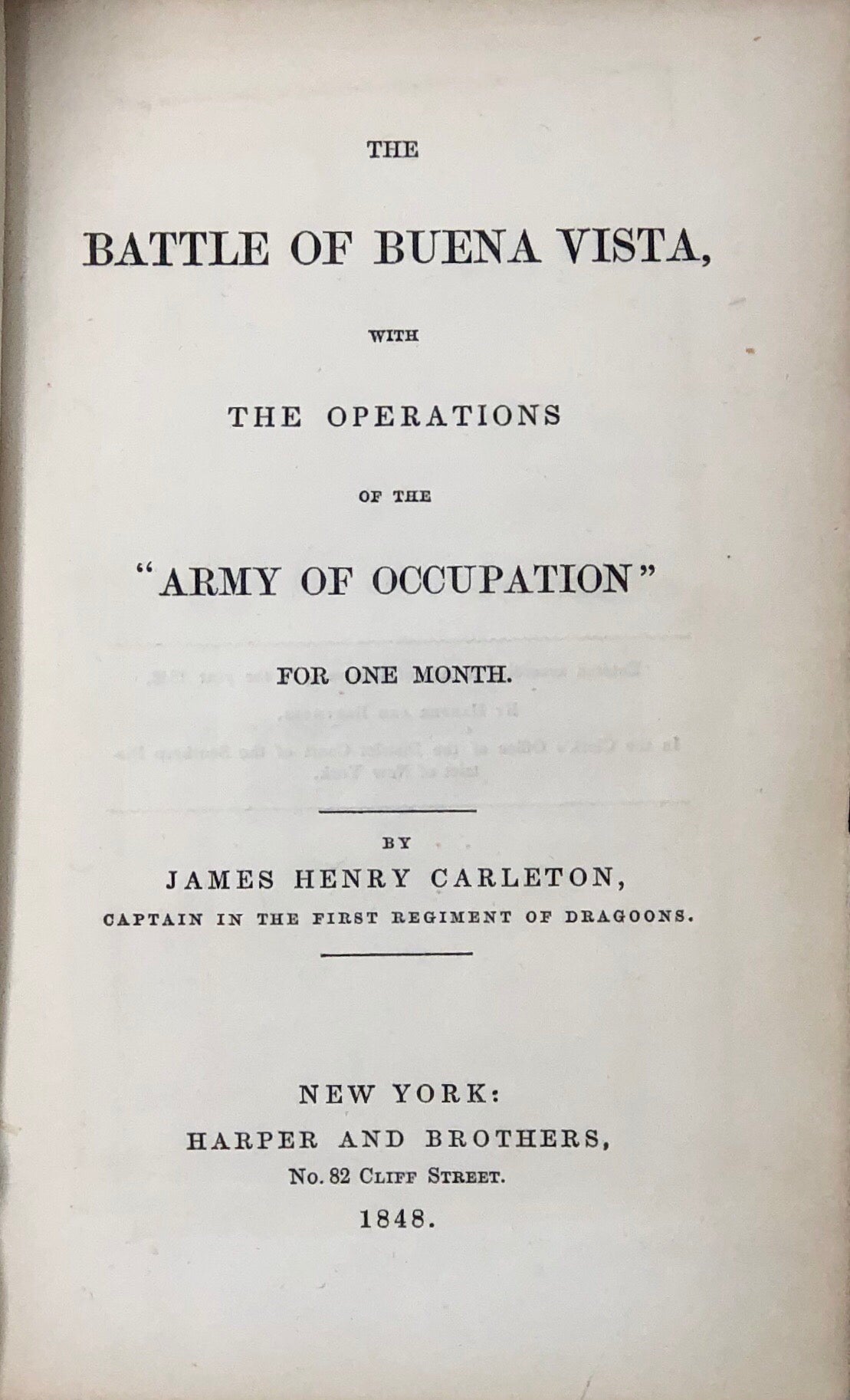 The Battle of Buena Vista,