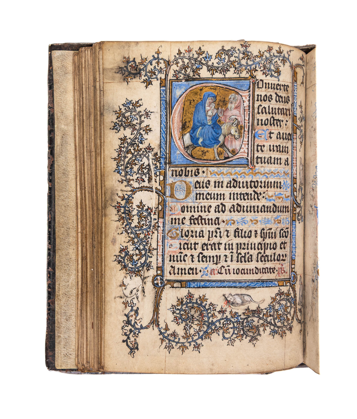 Book of Hours, Use of Arras & Tournai, in Latin with some Picard French.
Illuminated manuscript on parchment. [Northern France, c.1400]