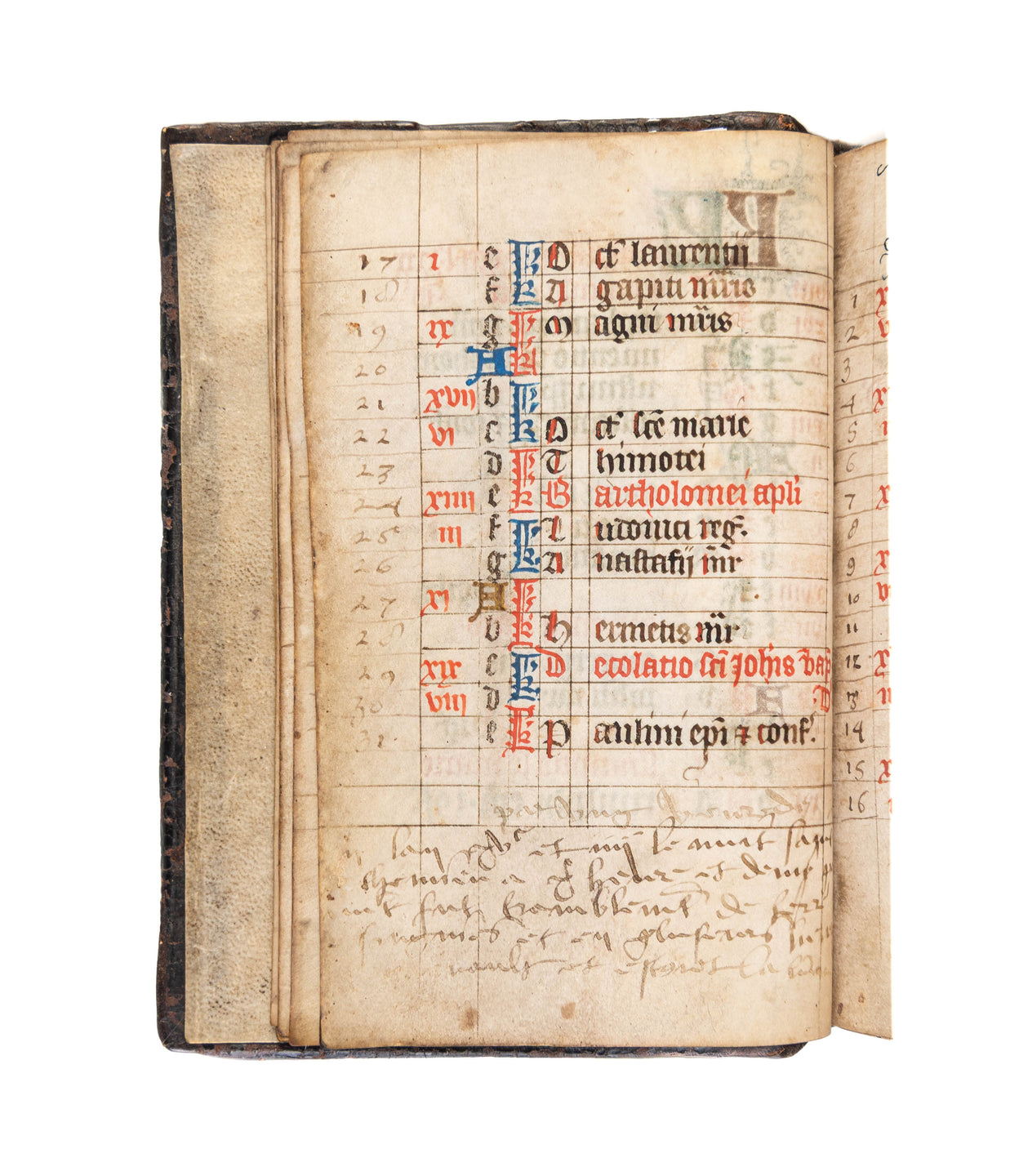 Book of Hours, Use of Arras & Tournai, in Latin with some Picard French.
Illuminated manuscript on parchment. [Northern France, c.1400]