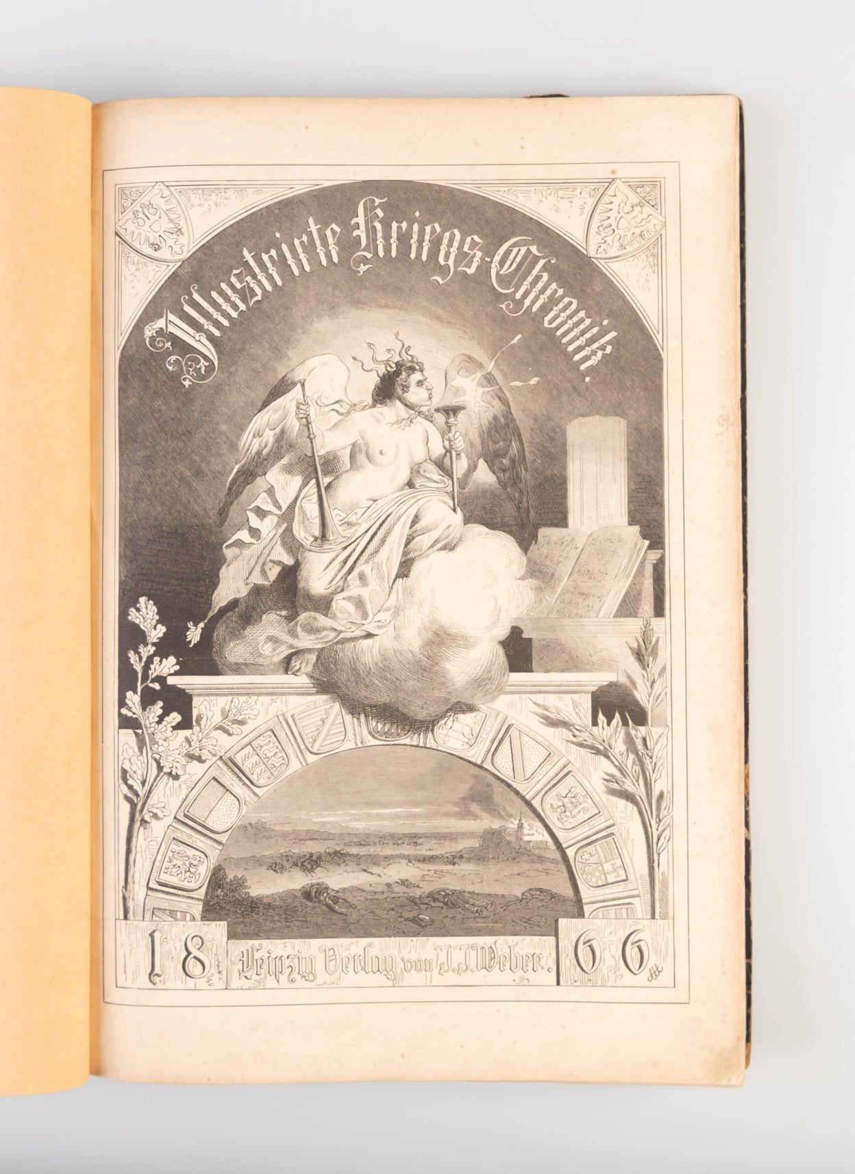 Gedenkbuch an den Feldzug von 1866 in Deutschland und Italien.