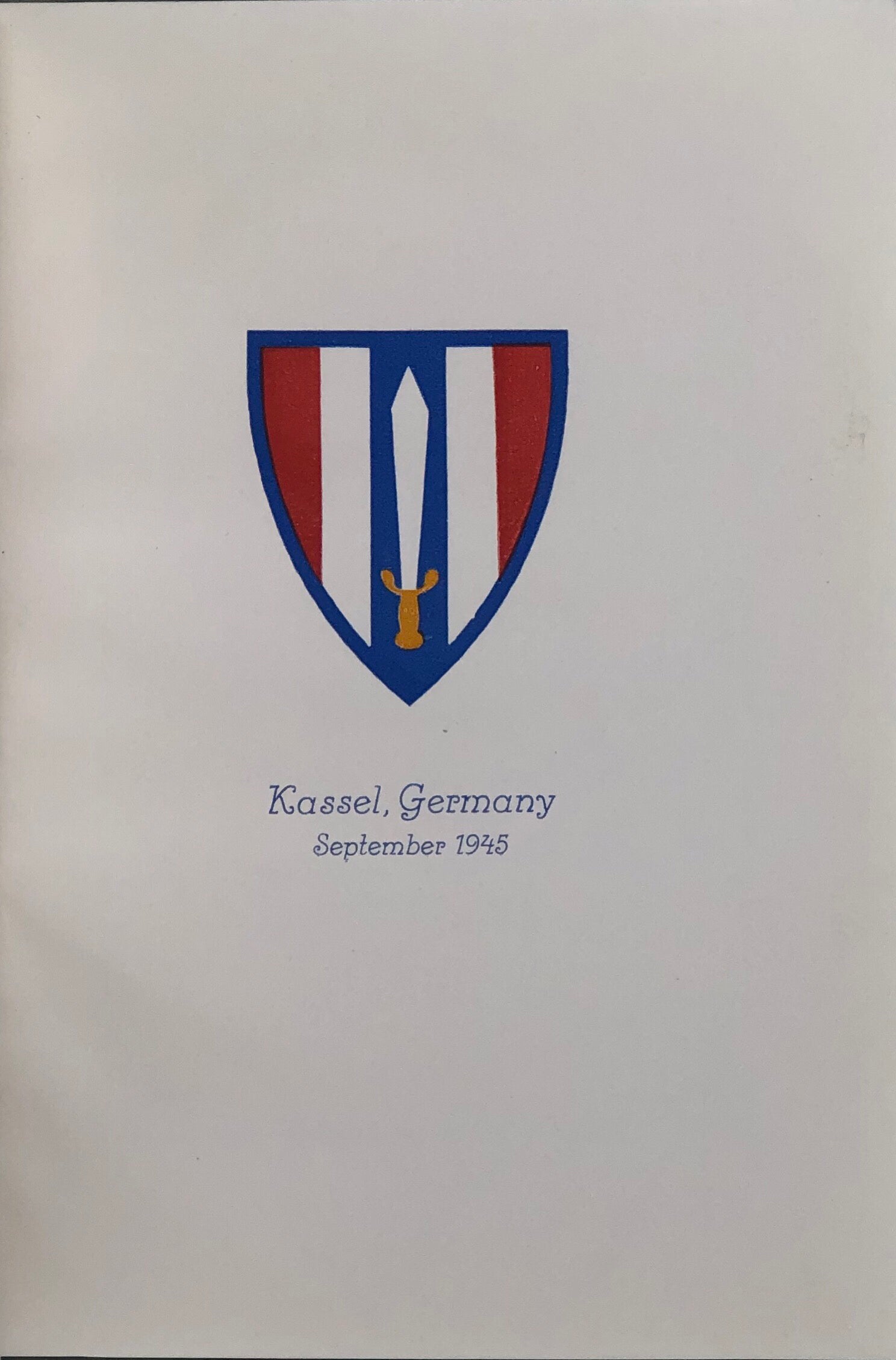 The Handbook of Military Government Detachment E-4.