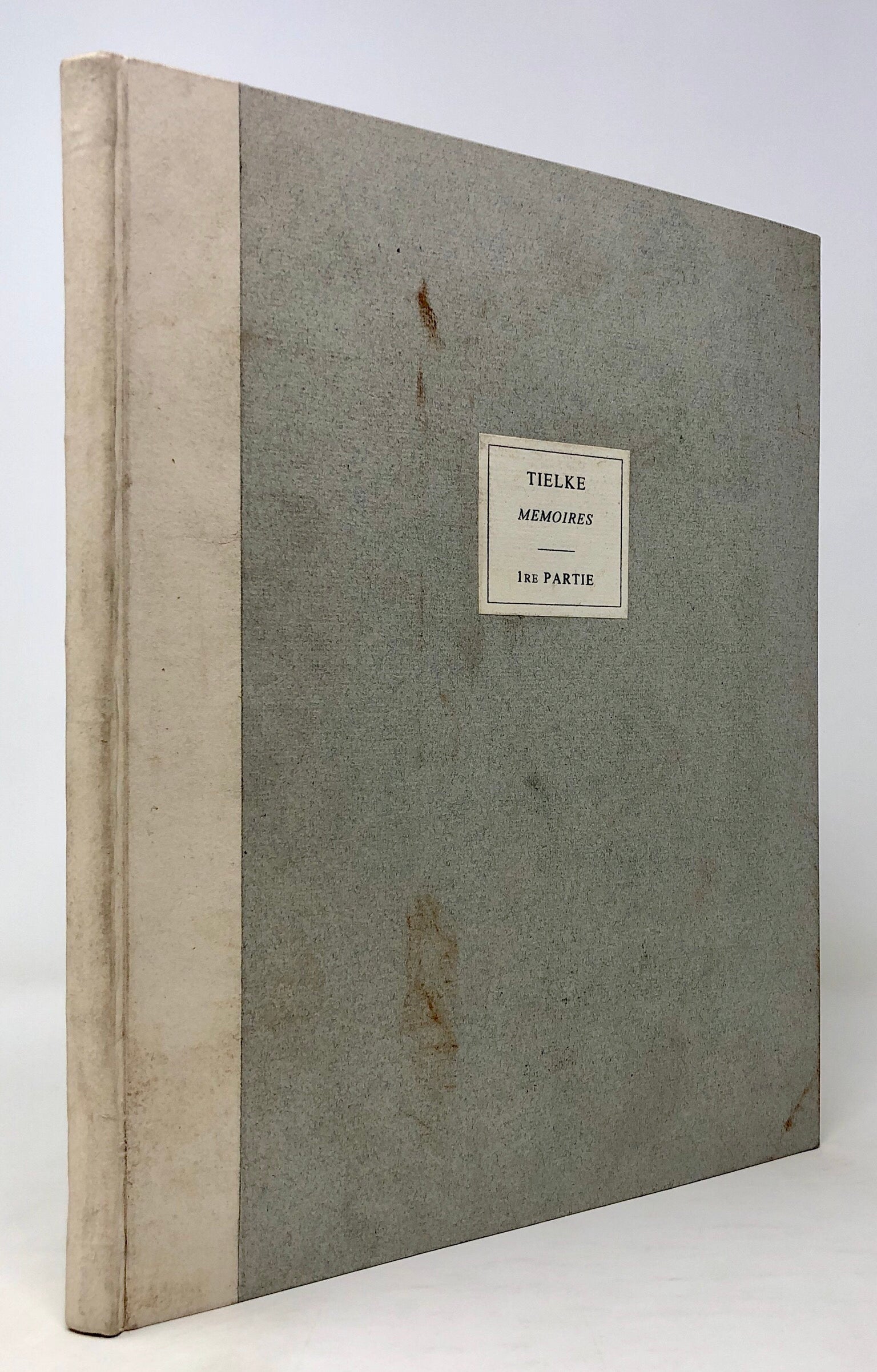 [Mémoires pour Servir à l'Art et l'Histoire de la Guerre de 1756, jusqu'à 1763, avec les Plans et Cartes Requises, 1re Partie.]