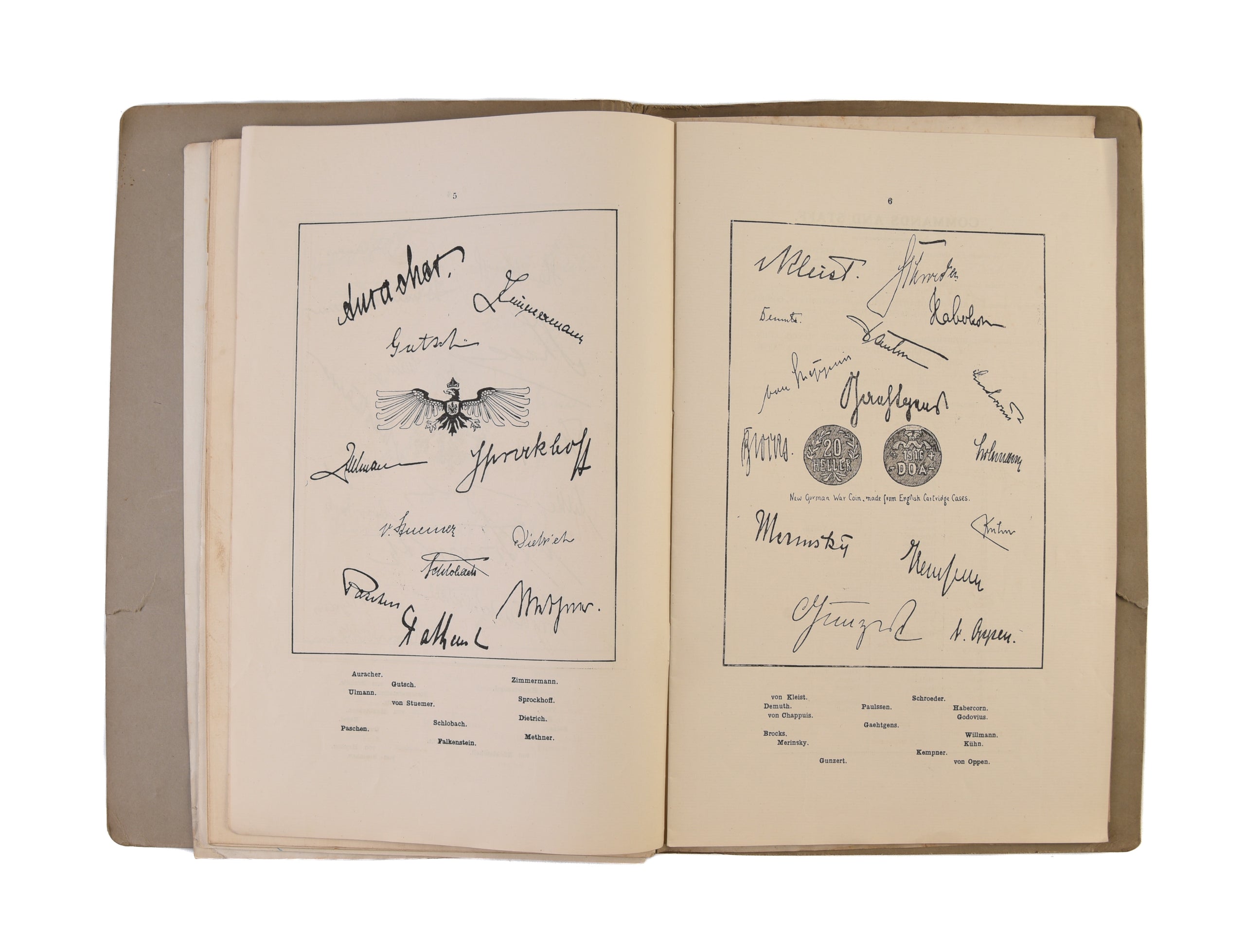 Intelligence Supplement No. 3 [Plus revisions: No. 5, No. 7, No. 10] - Notes on the Officers serving with the Enemy Forces in German East Africa.