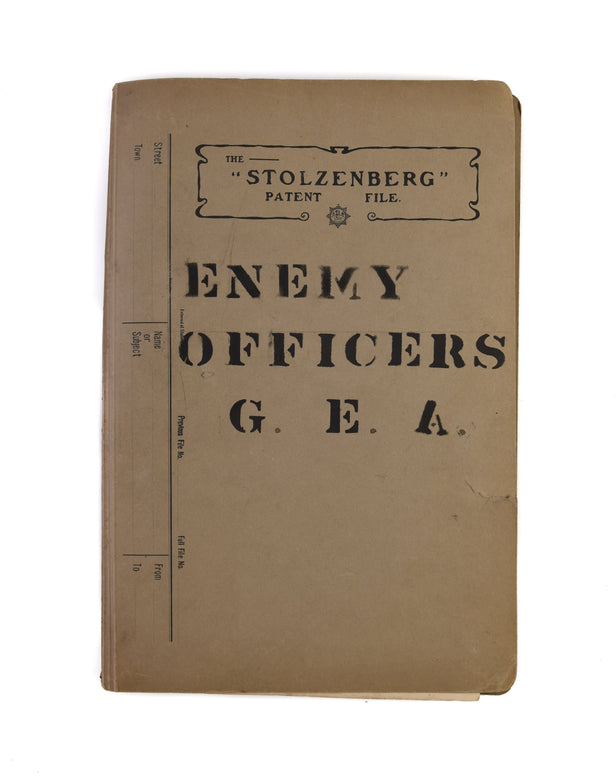 Intelligence Supplement No. 3 [Plus revisions: No. 5, No. 7, No. 10] - Notes on the Officers serving with the Enemy Forces in German East Africa.